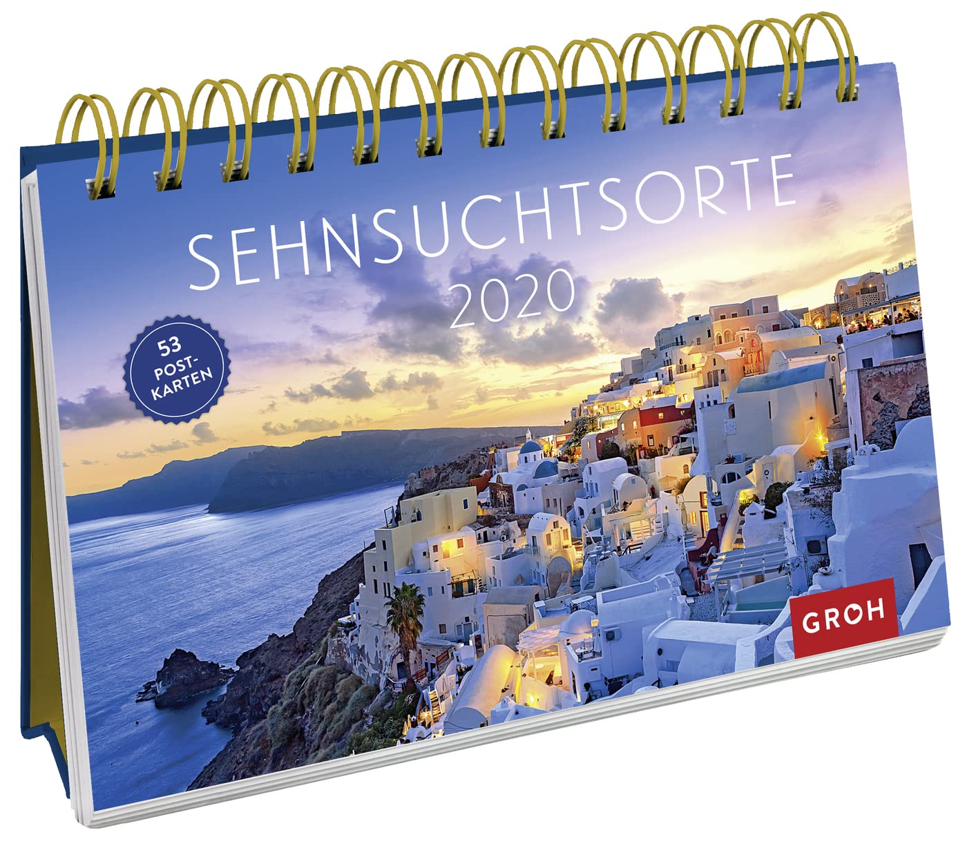 Sehnsuchtsorte 2020 PostkartenKalender mit separatem Wochenkalendarium