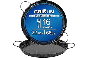 GRISUN Paella Pan 22 Inches: The Ultimate Paella Cooking Companion