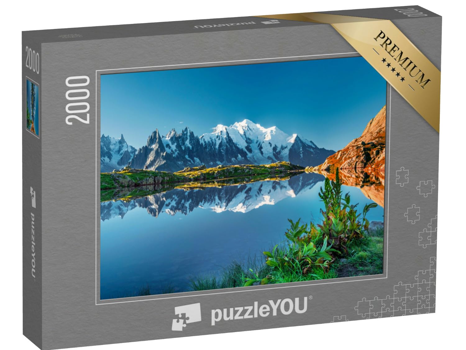 puzzleYOU : Puzzle de 2000 pièces « Mont Blanc, site de Chamonix »