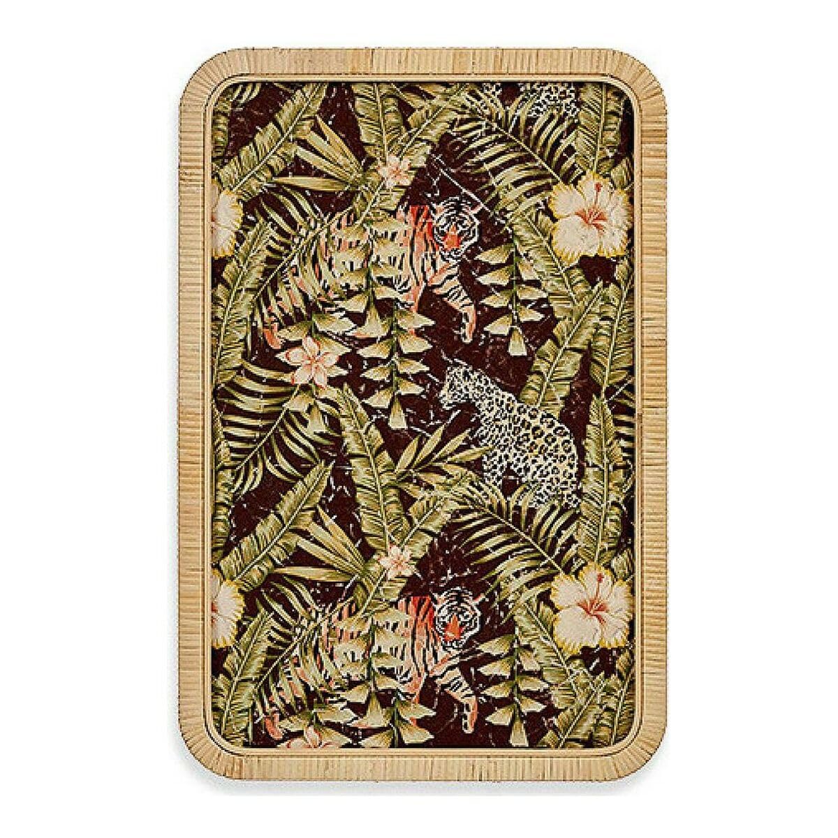 BigBuy Home S3604948 Velvet Canvas, Various Materials, Multicoloured, 2 x 60 x 40 cm