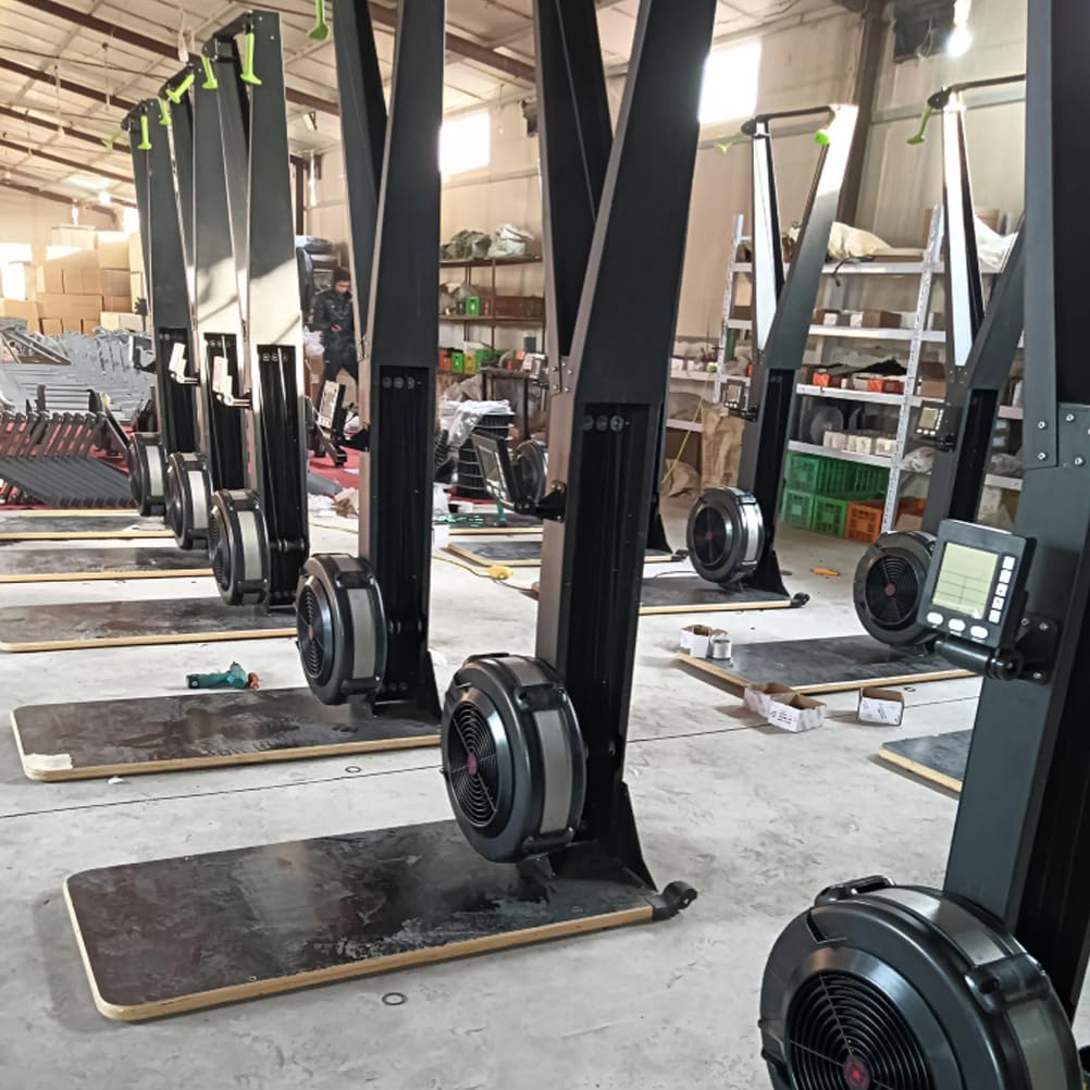 Air Ski Trainer CF20 – Ski Erg Macchina Cardio a Resistenza ad Aria, Allenamento Funzionale Total Body, Display LCD, Attrezzo Palestra e Home Gym
