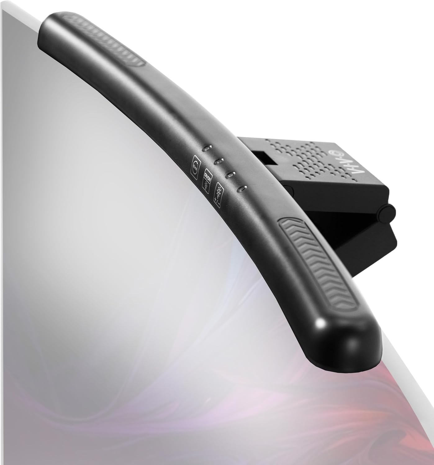 Black Glossy Curved LED Monitor Light Bar with USB Power