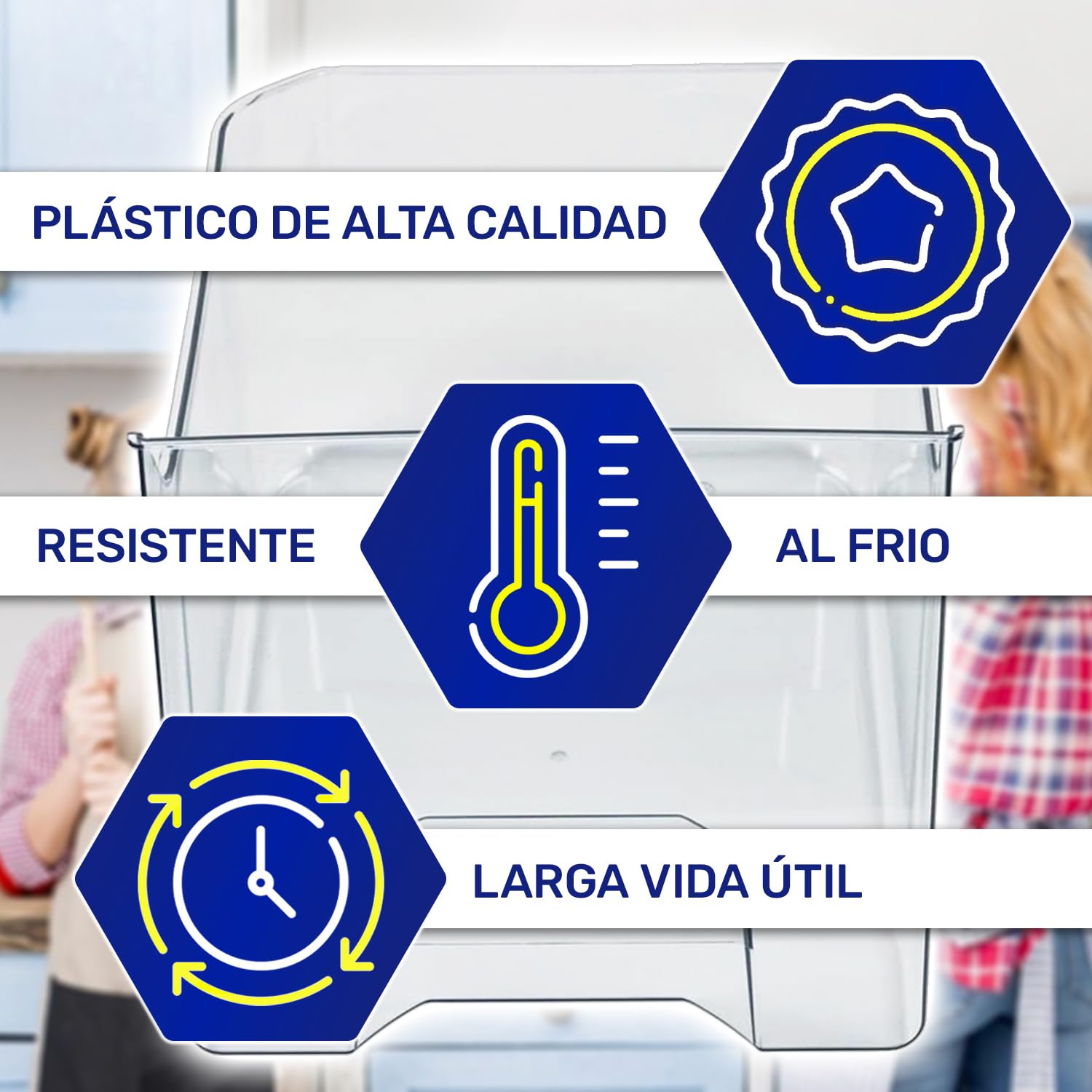 Cajon Nevera 400x245x225 mm con Código Original 449226 para Gorenje - Garantía de 10 Años - MONTERAL