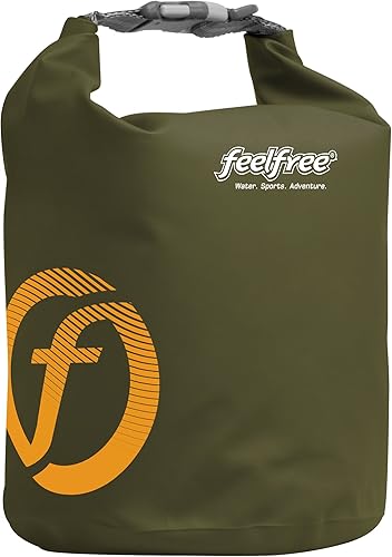 Miniatura 2 de FEELFREE Tubo seco, bolsa impermeable perfecta para kayak, canotaje, deportes acuáticos (oliva, 5 litros)