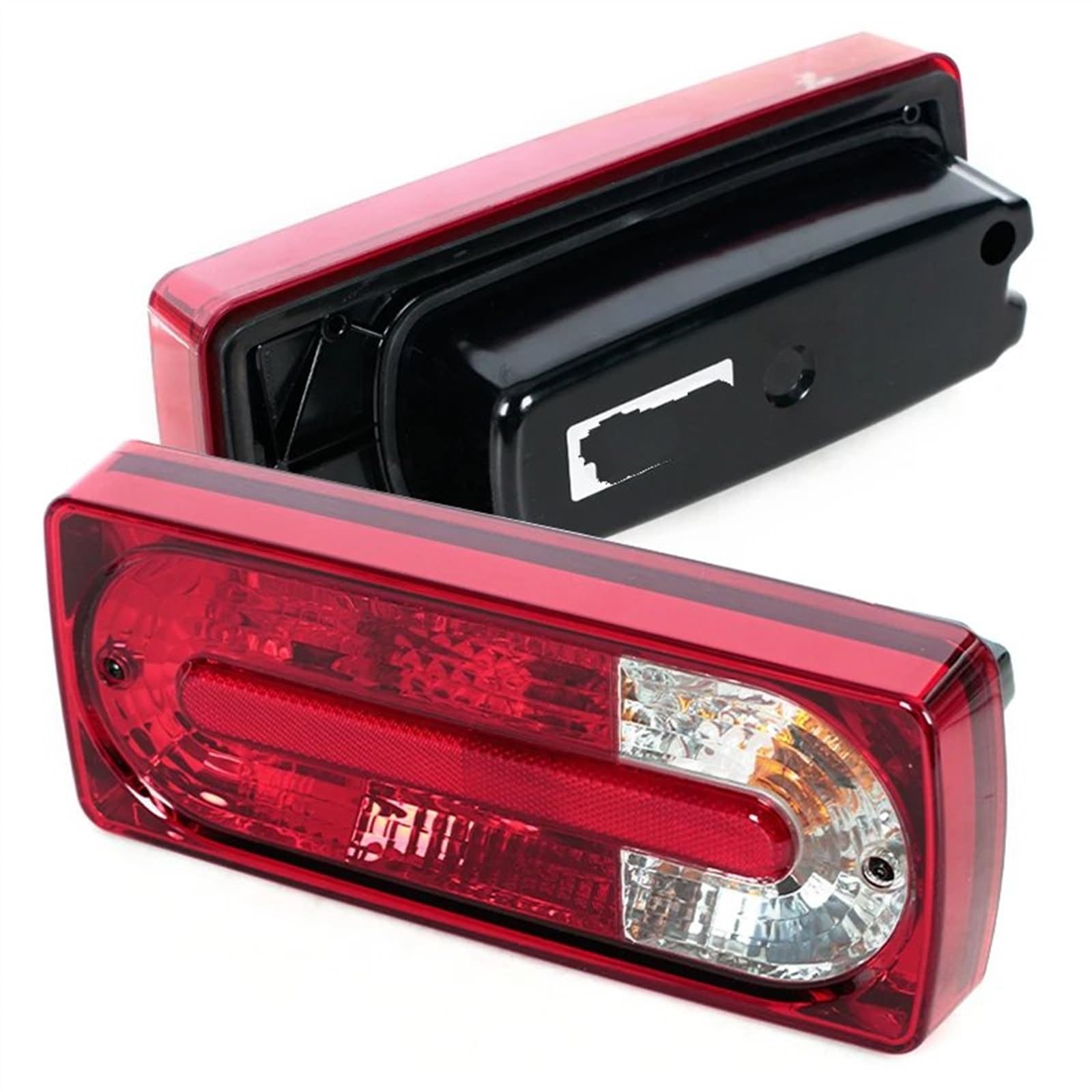 fari Posteriori Auto Compatibile con Benz Classe G W463 2002-2014 2015 2016 2017 2018 Luci Posteriori dei Freni per Auto Luci Posteriori Gruppo Luci Posteriori A4638201964 A4638202064(Set)