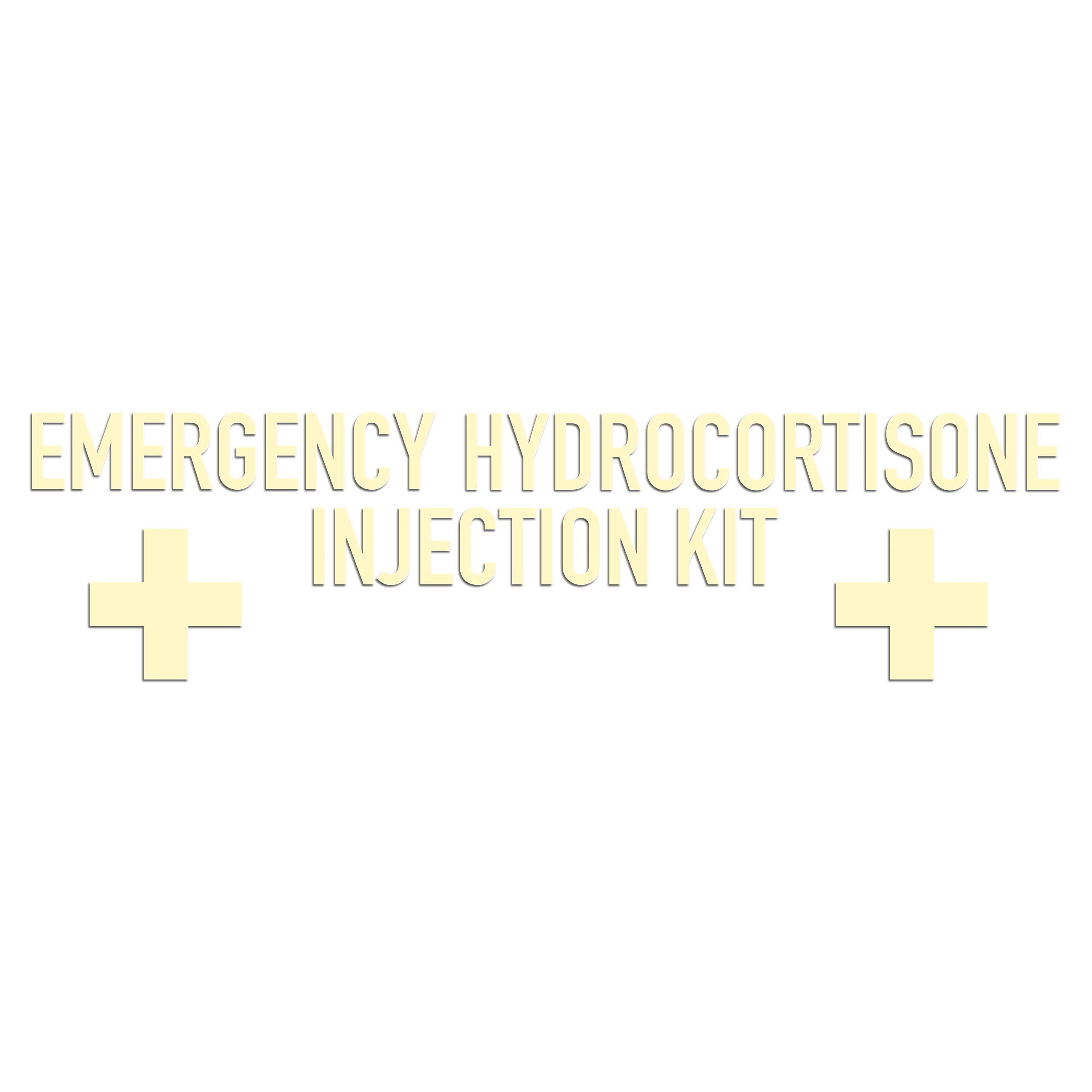 Hc Injection Kit JasonCarlMorgan JCM Graphics Emergency Hydrocortisone Injection Kit ...