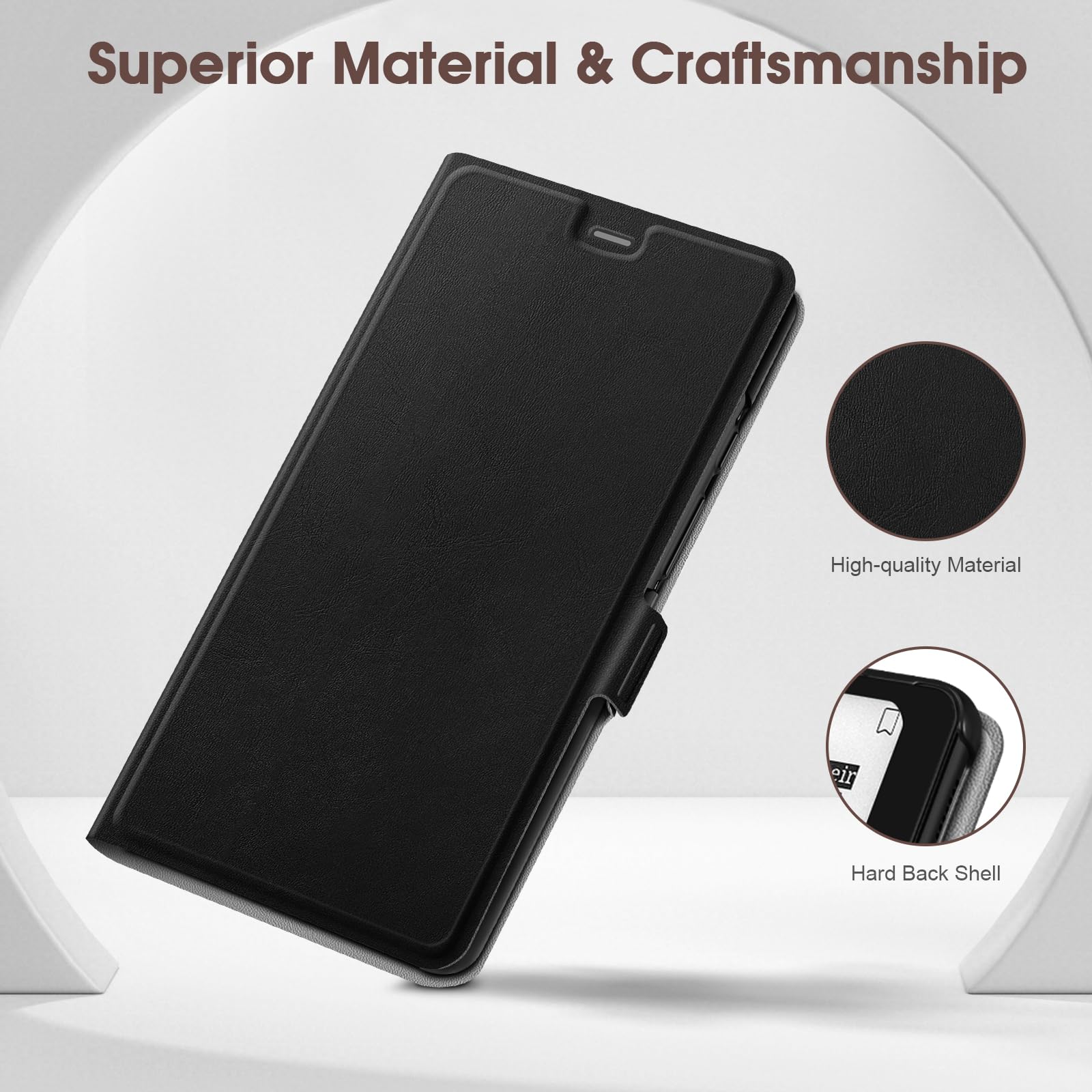 Amazon.com: Fintie Flip Wallet Kickstand Case for 6.13