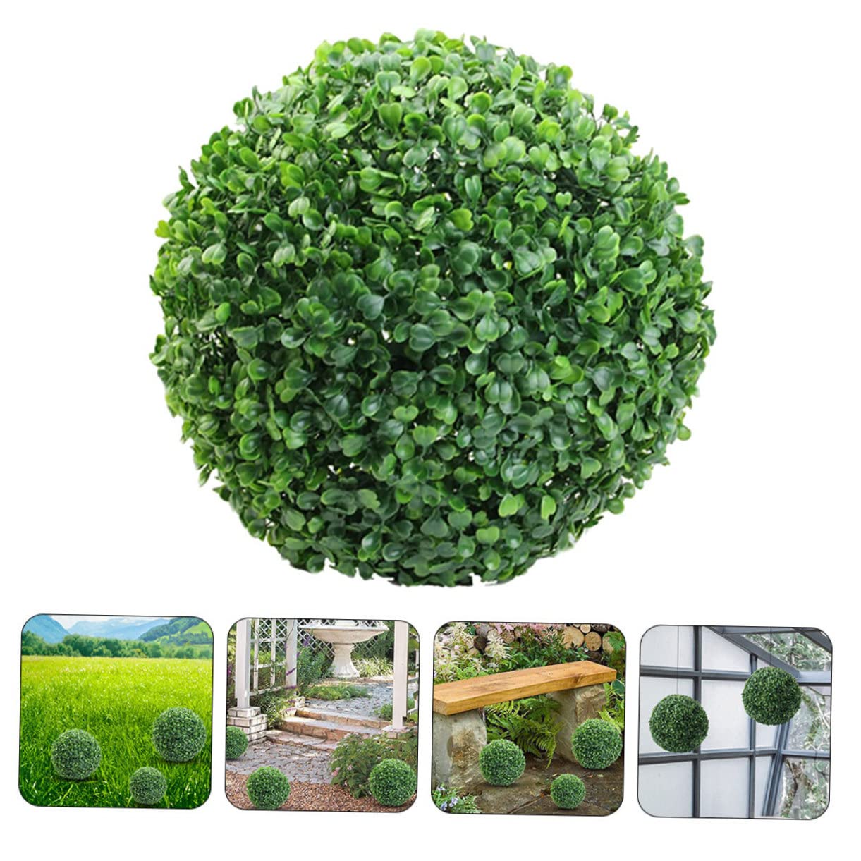 ABOOFAN Artificial Grass Plant Balls Green Decorative Balls Simulated Plant for Party