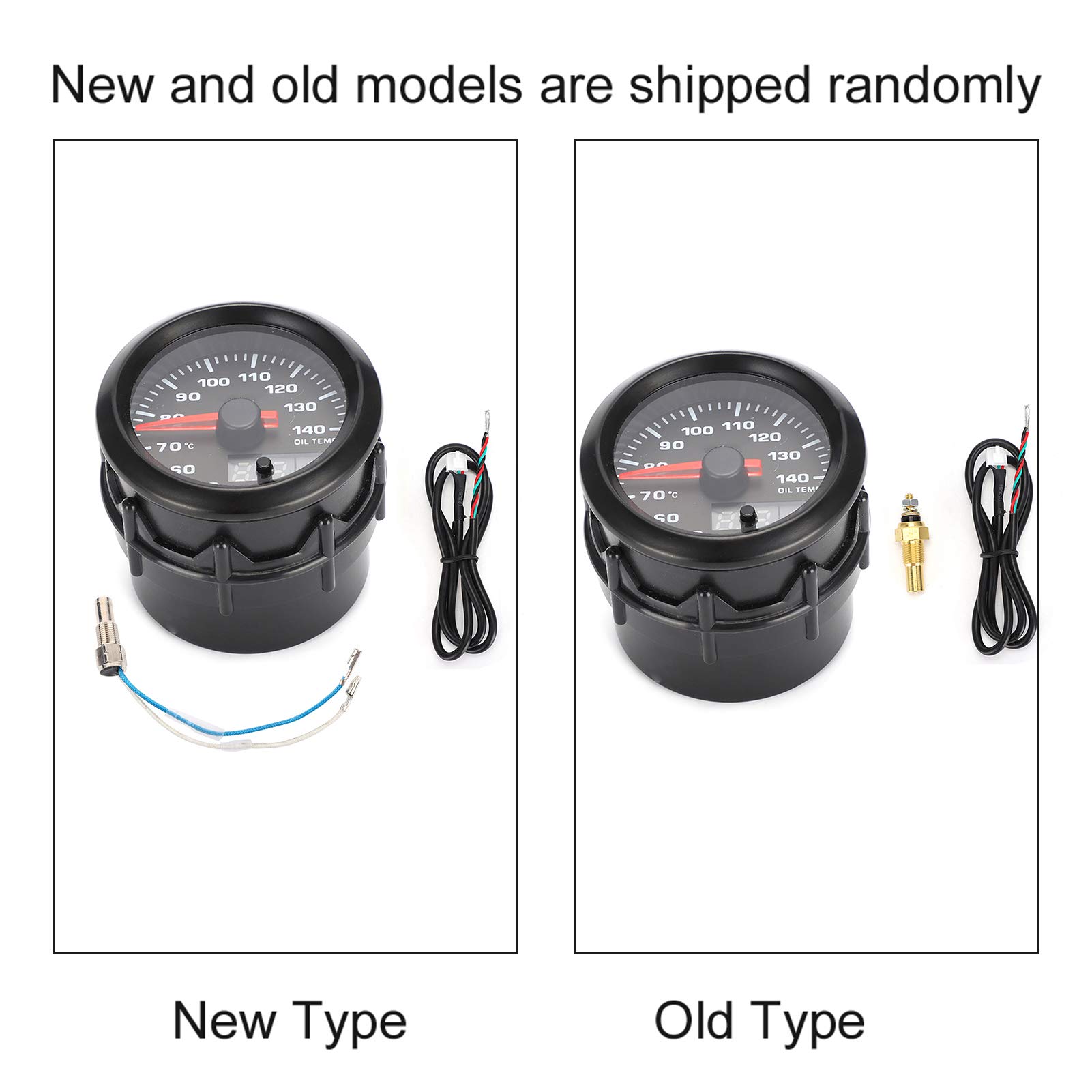 Termometro Olio Auto 52mm Universale - Indicatore Digitale LED 50-150°C Con Sensore, Per Modifiche E Tuning - Foto 10