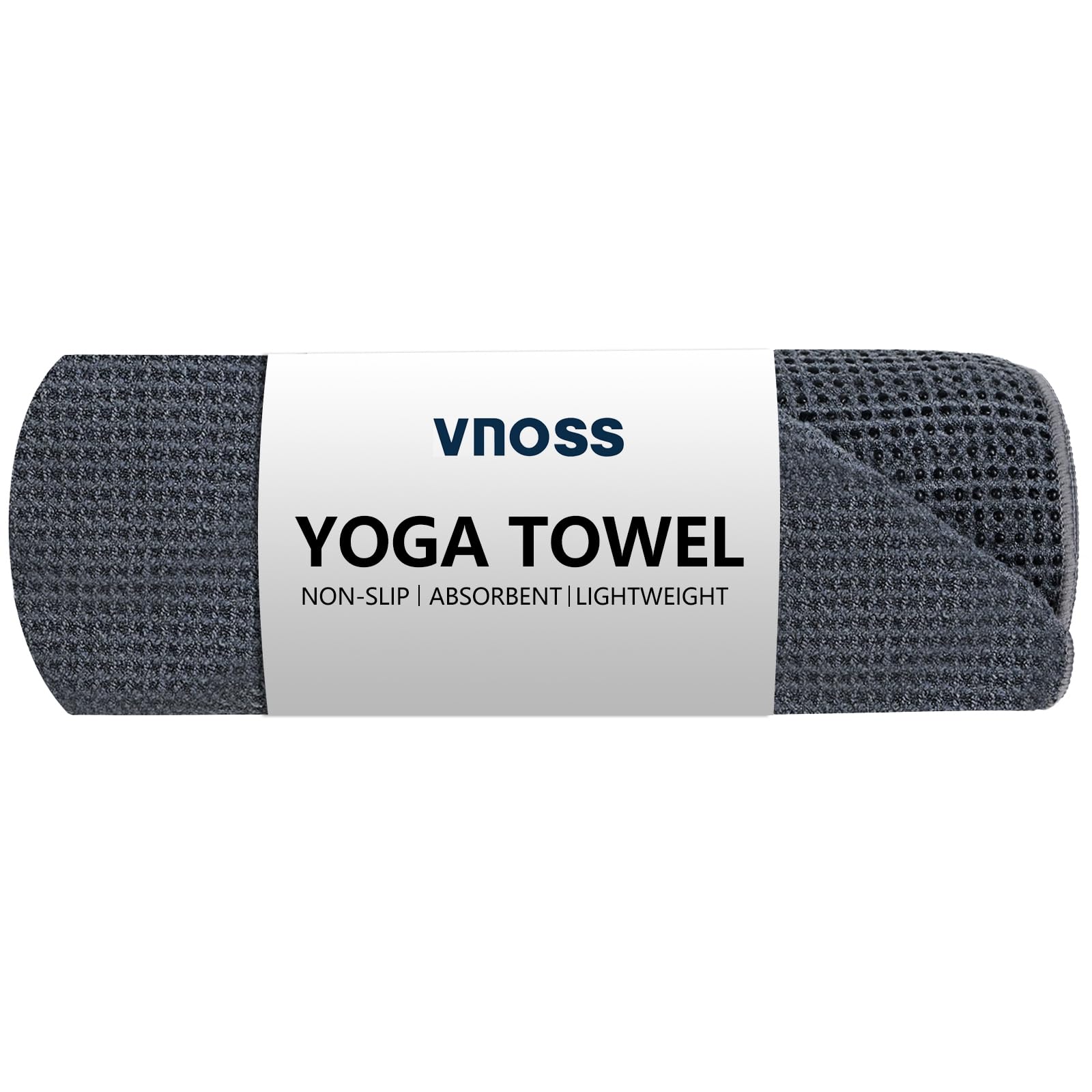 Hot Yoga Towel - Microfiber Non Slip Yoga Mat Towel with Grip Dot Sweat Absorbent Towel for Hot