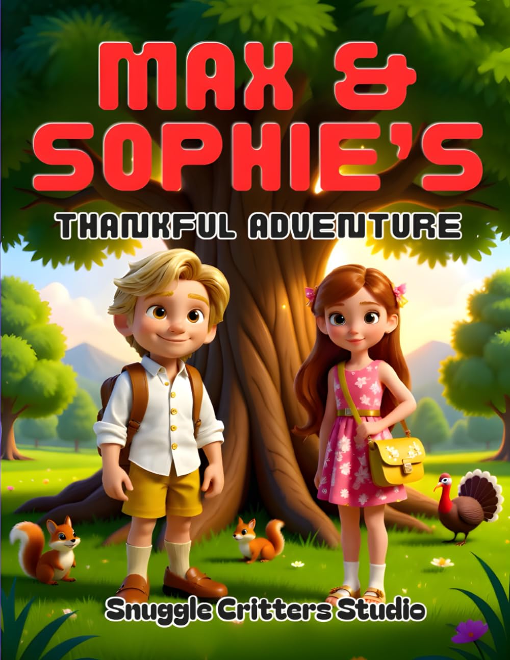 Max & Sophie’s Thankful Adventure: A Heartwarming Thanksgiving Picture Book About Gratitude, Friendship, and Fall Fun for Kids Ages 3–8 Thanksgiving ... picture book, friendship story for children
