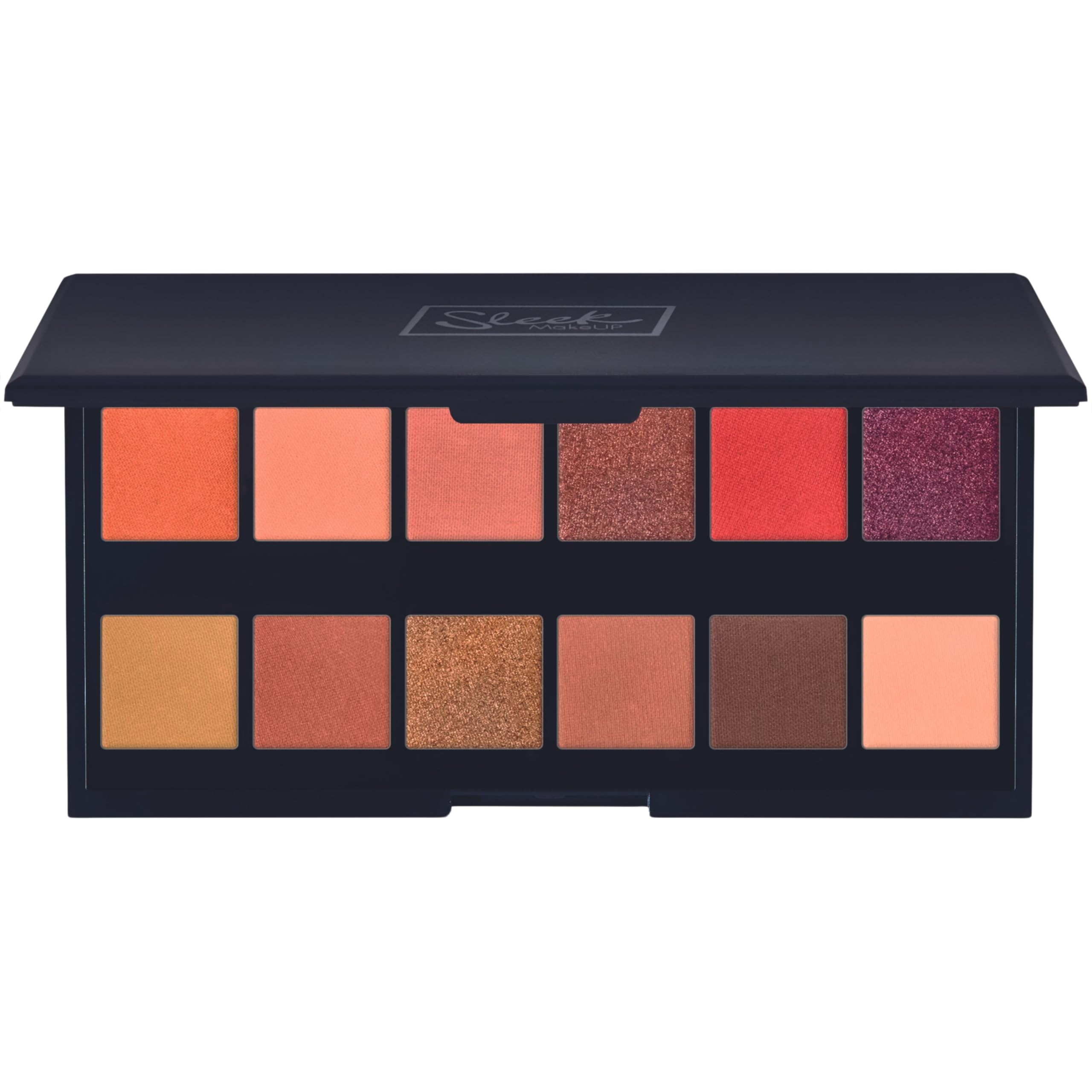 Sleek MakeUP i-Divine Eyeshadow Palette, 12 Shades in a Mix of Matte, Shimmer, Foil and Due-Chrome, Blendable and Highly Pigmented, Royal Flush