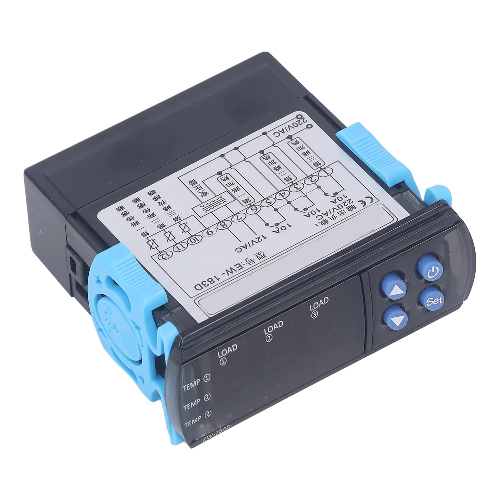 Kit Termostato con Relè Riscaldamento, Uscita 3 Vie AC220V,