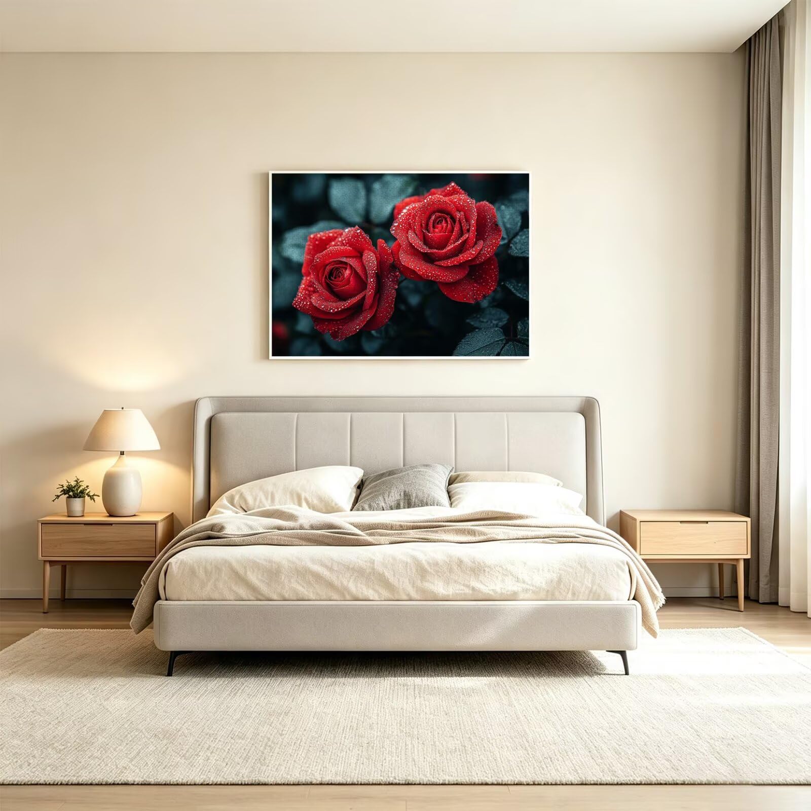 Puzzle dla dorosłych 2000, roślina róża, 99 x 70 cm, n-876