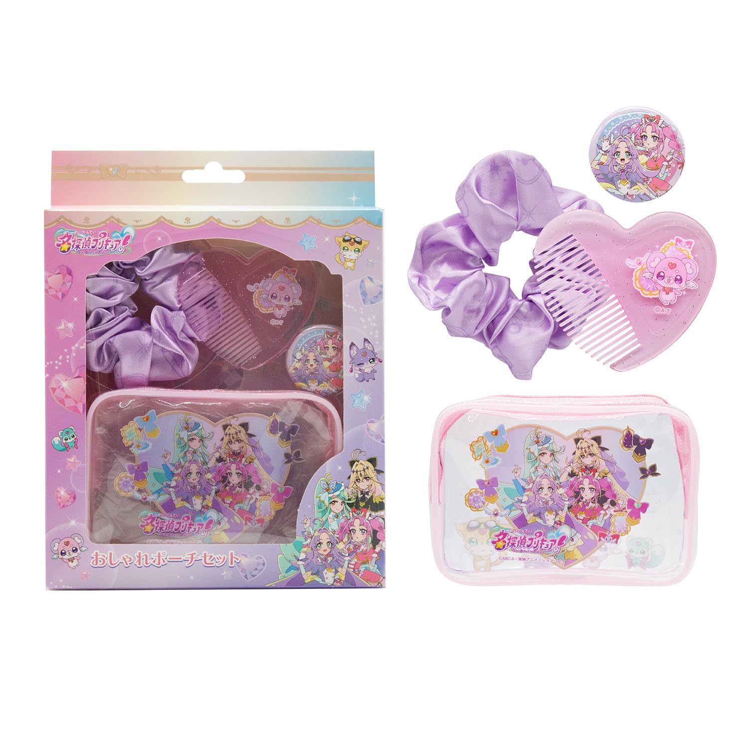 Amazon.co.jp: 丸昌(Marusho) 名探偵プリキュア!おしゃれポーチセット
