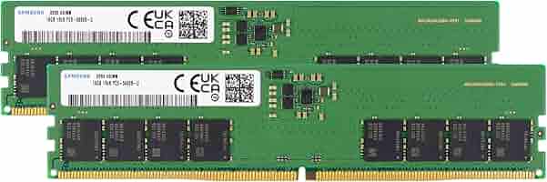 Samsung 32GB (2x16GB) DDR5 5600MHz PC5-44800 CL46 UDIMM 1Rx8