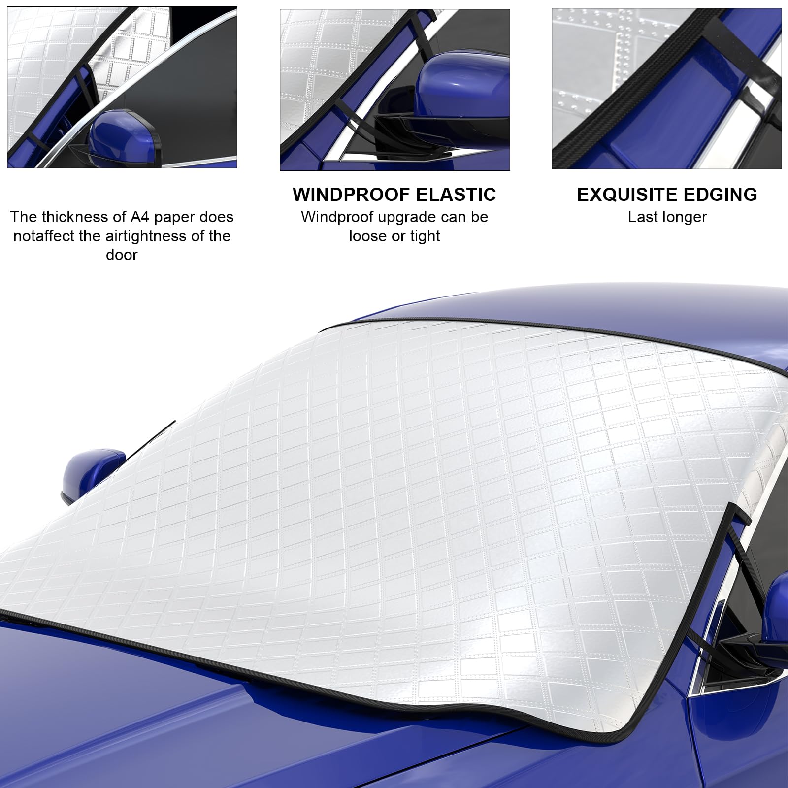 Copertura Parabrezza Auto Magnetica - Antigrandine, Antighiaccio, Parasole Per Tutte Le Stagioni