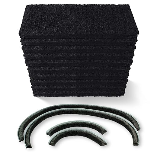 PET STANDARD Replacement Carbon Filters & 1 Replacement Seal Strip Set Compatible with Litter-Robot 3® Self-Cleaning Cat Litter Box, Pack of 10