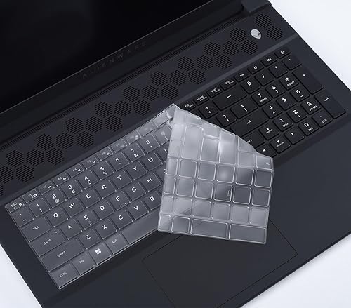 Miniatura 3 de Funda de teclado para laptop para juegos Dell Alienware M18 R1 y Alienware M18 R2 2024 2023, protector de piel de teclado Alienware M18 R2, TPU