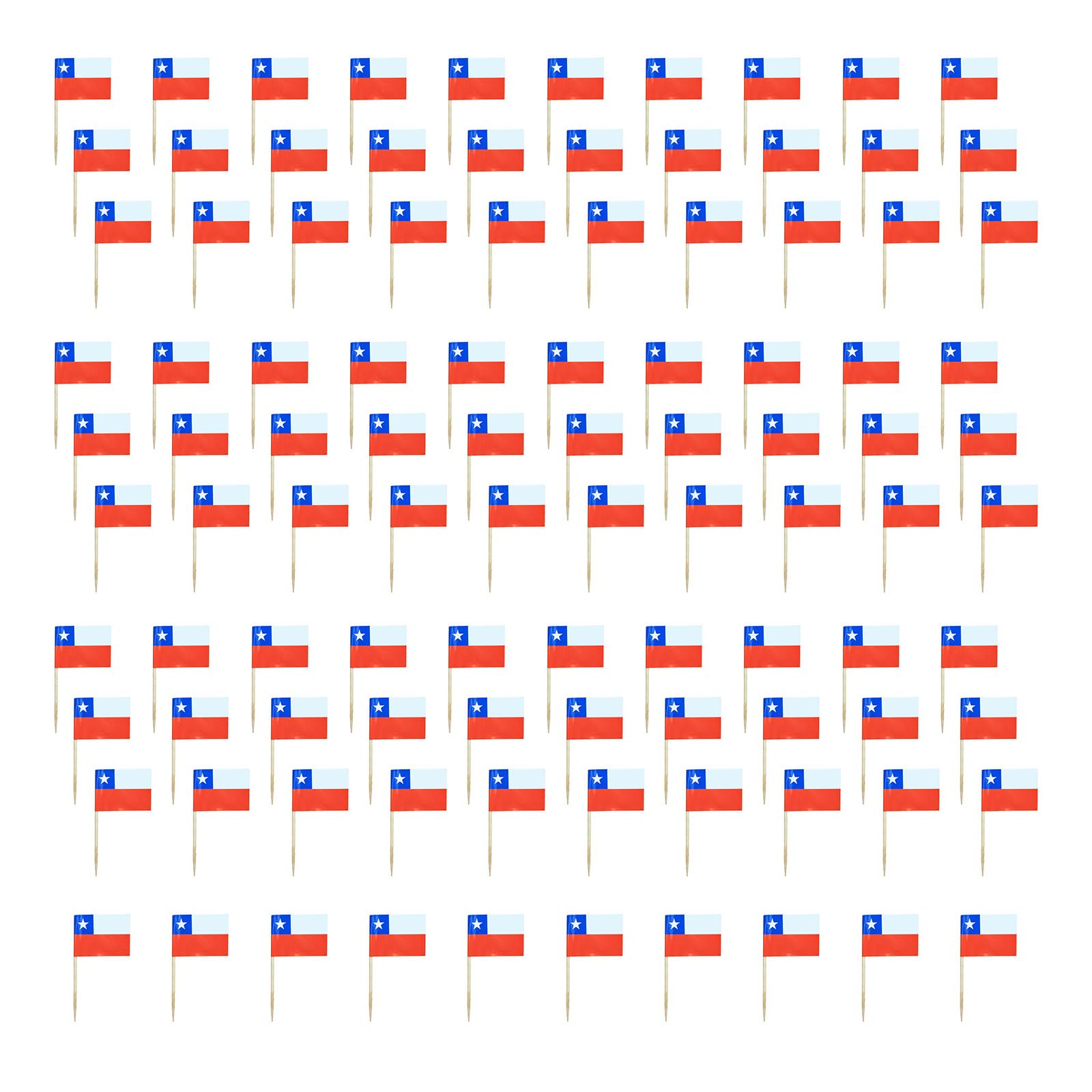 Jazuaiao 100Pcs Colorful International Flag Toothpicks Cake Picks Cupcake Decoration for Sports Event and Football Themed Parties Flag Picks