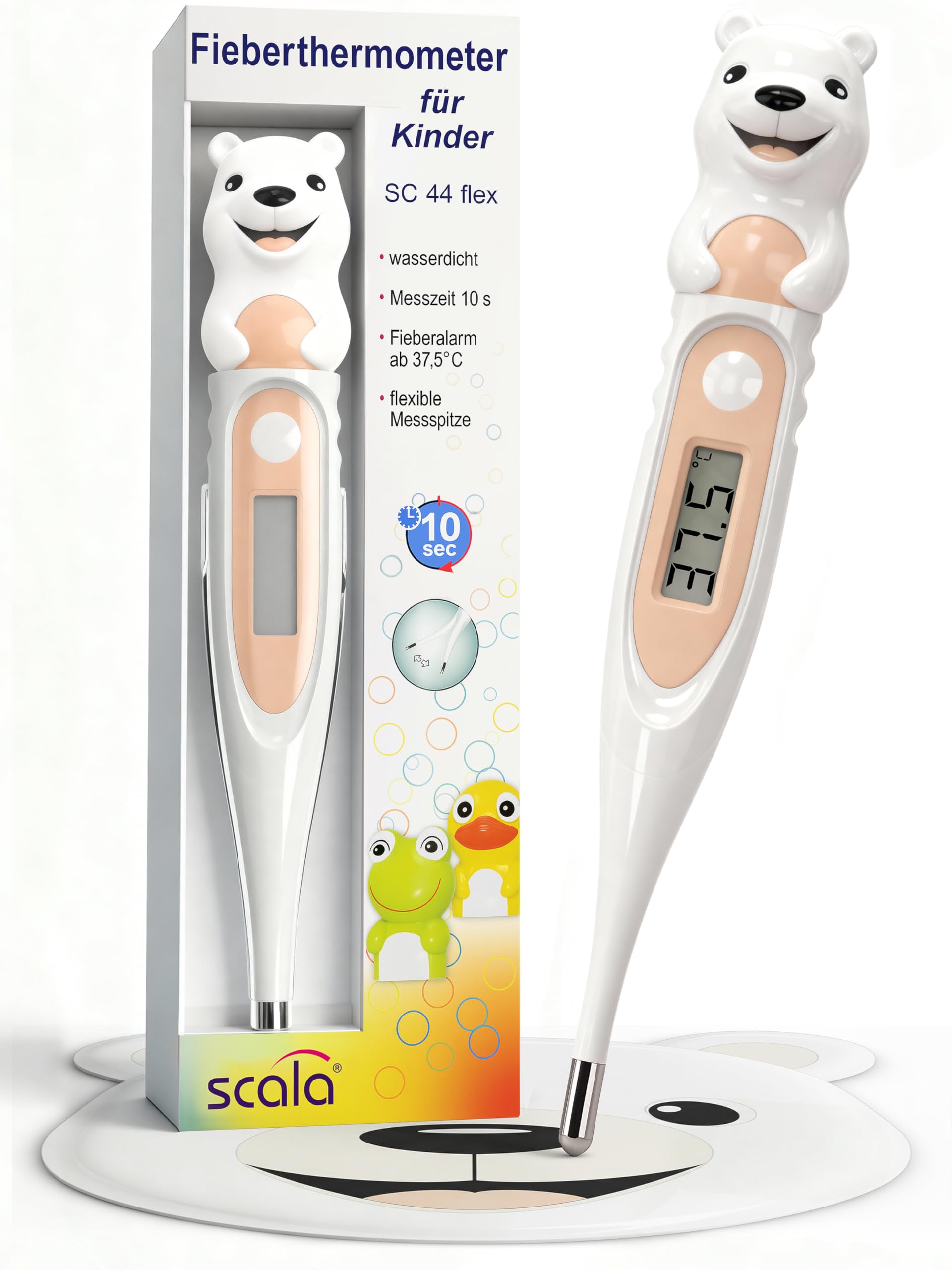 scala thermomètre clinique numérique SC 44 flex Speed ours polaire