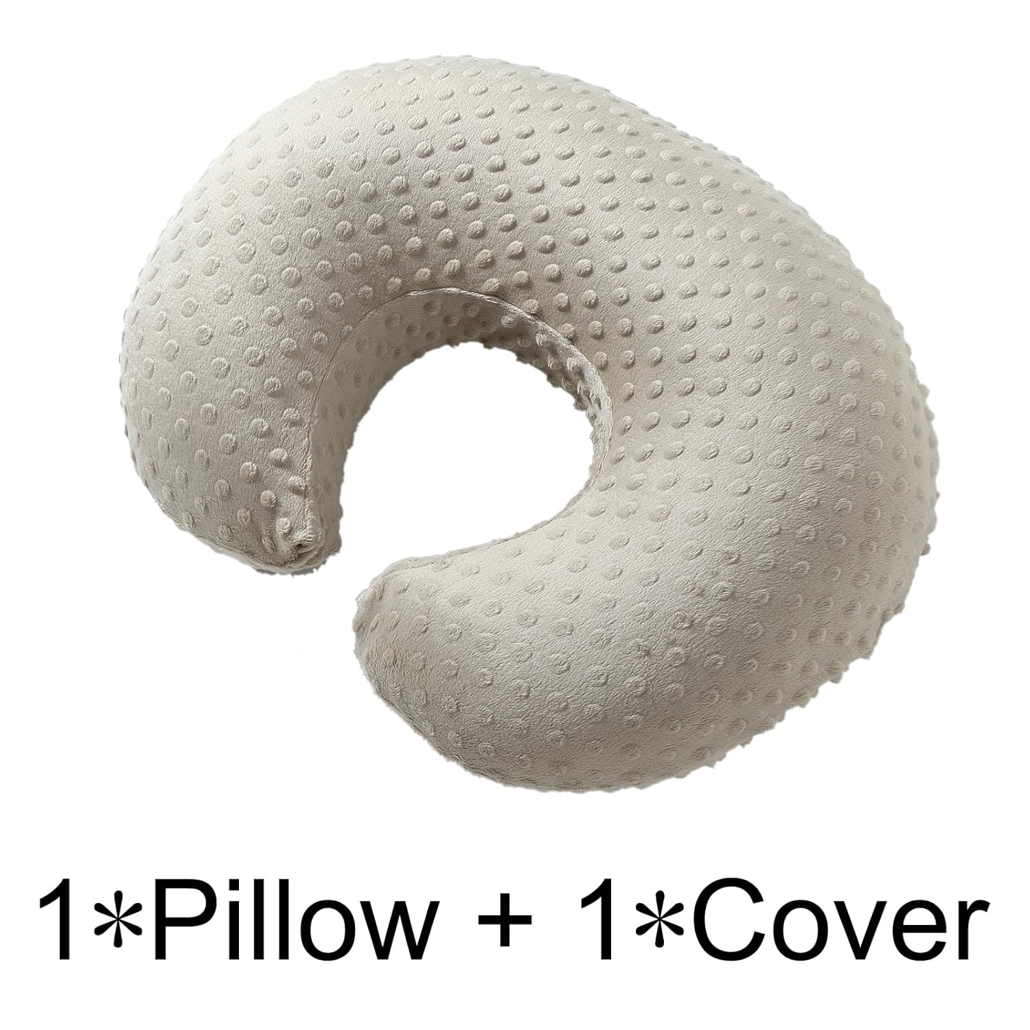 ESEN Nursing Pillow and Body Positioner for Breast Feeding and Bottle Feeding, Ultra Soft Baby Breastfeeding Pillows with Removable Nursing Pillow Cover for More Support for Mom and Baby (Brown) - Image 2