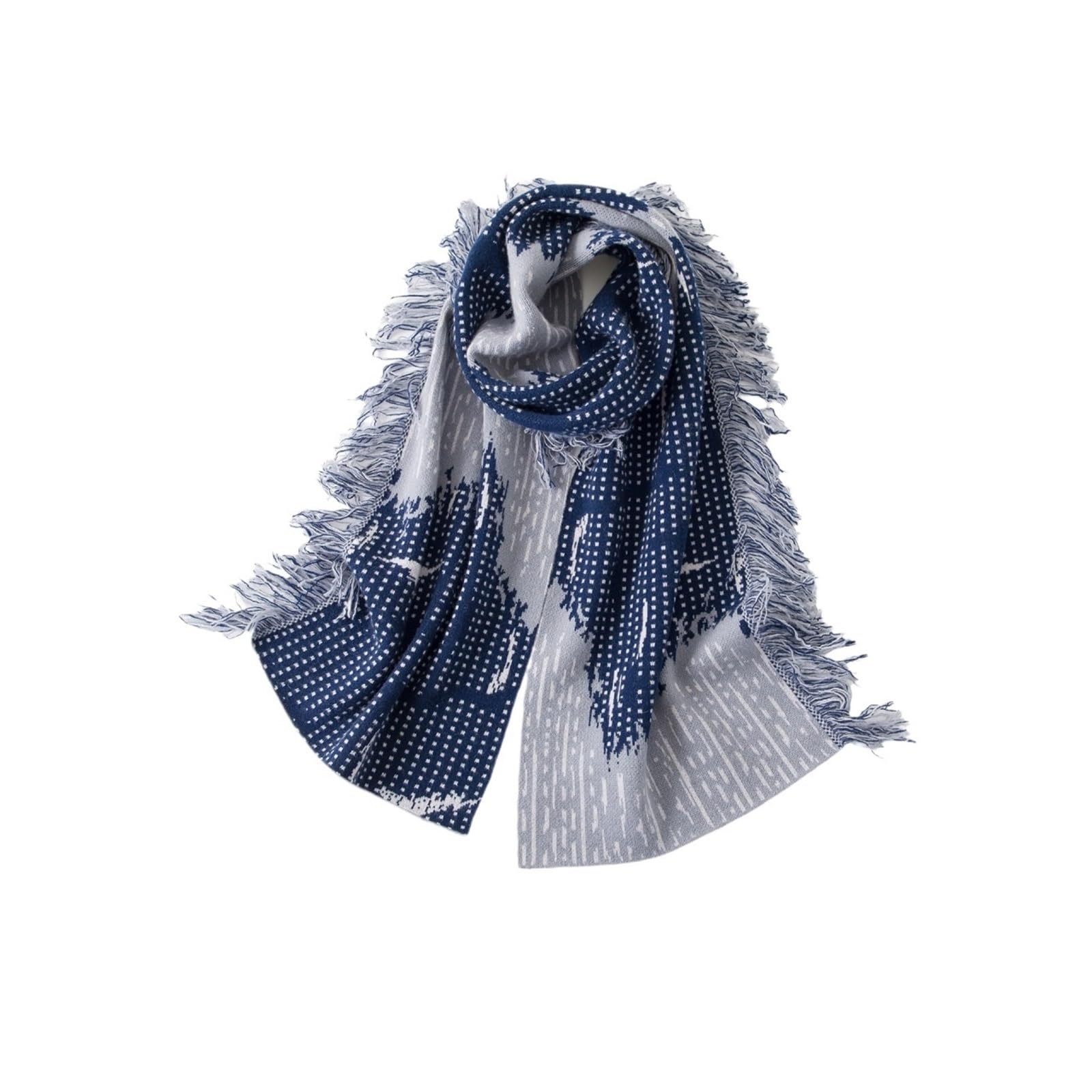 Bufanda de cachemira for mujer, cálida y agradable for la piel, punto, for otoño e invierno Chal de invierno