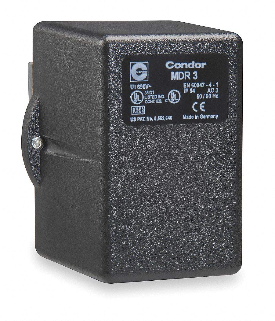 Condor USA, INC Air Compressor Pressure Switch; Range: 60 to 232 psi, Port Type: (1) Port, 3/8" FNPT