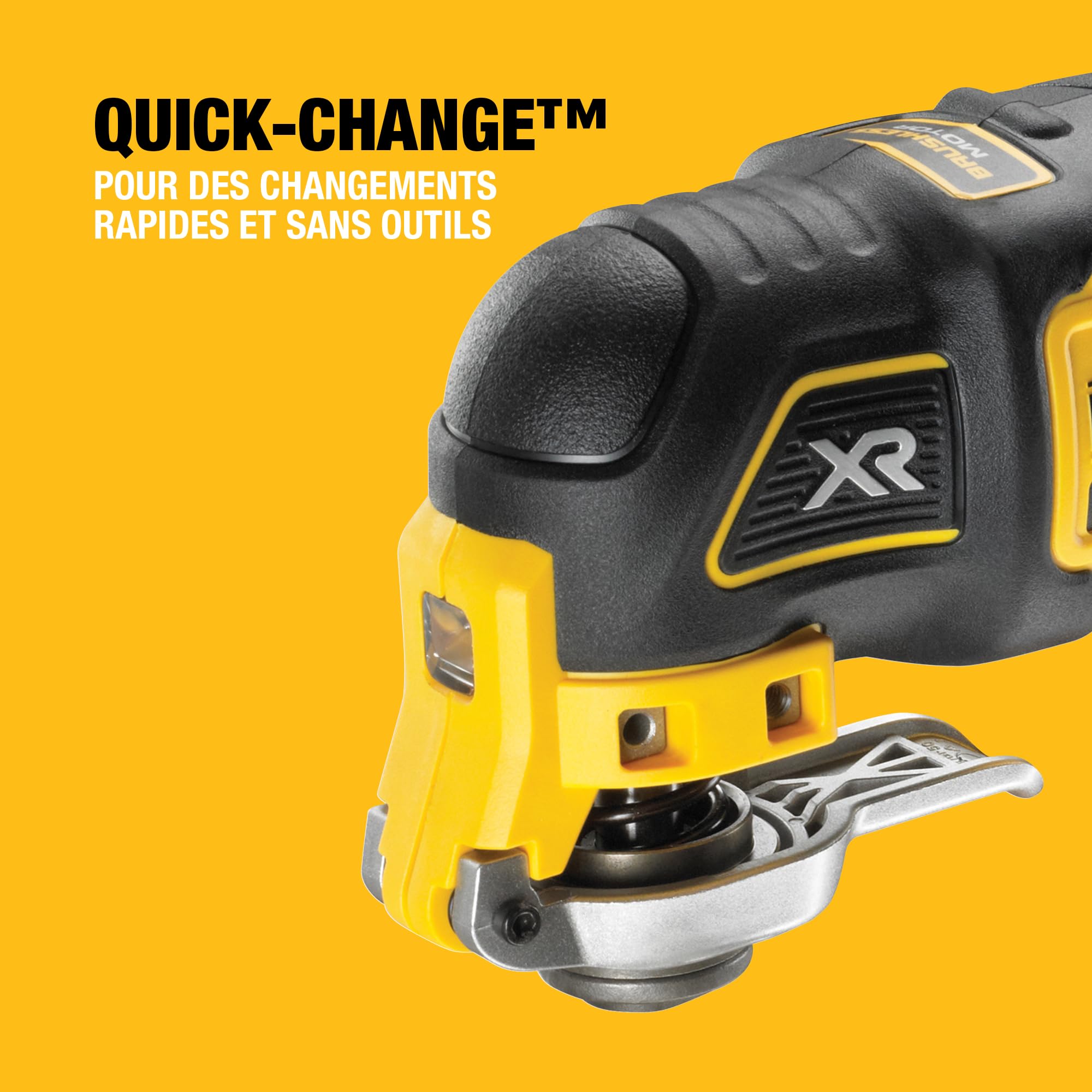 DEWALT Outil oscillant sans balais 18 V XR, seul outil dans le T-STAK, DCS355NT-XJ