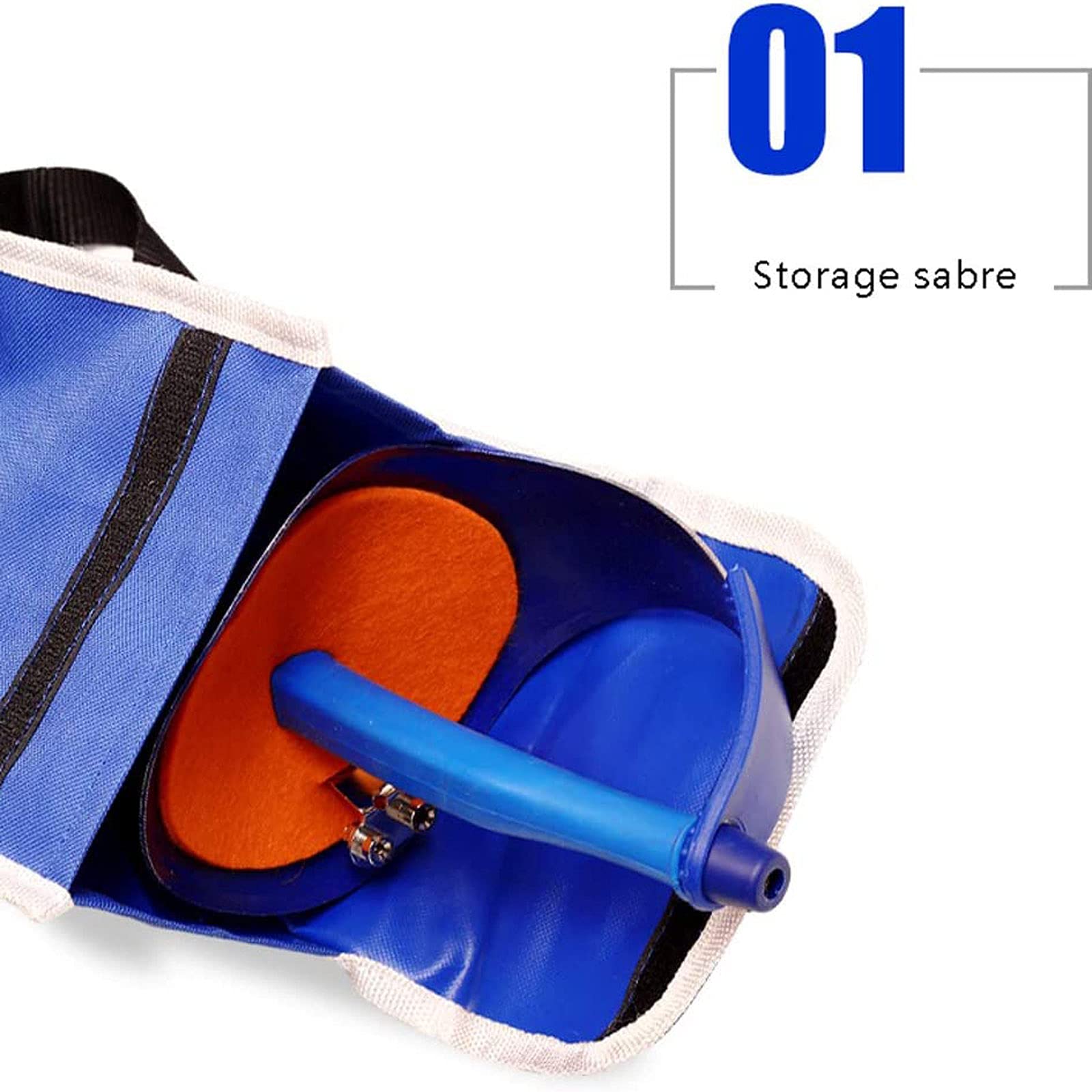 1680D Oxford Cloth Scherma Scherma Sacco Spada Attrezzatura per Foil Saber Epee Attrezzatura da Scherma, Impermeabile e Resistente all'Usura-Blue||Child
