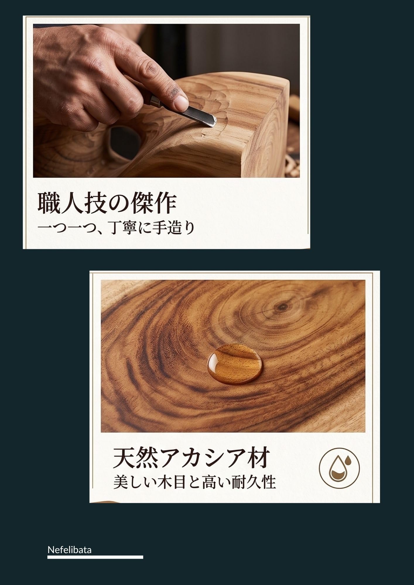 Amazon｜一枚板 テーブル アカシア 天然木材 ダイニングテーブル | 一