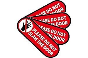 4 PCS Please Do Not Slam The Door for Car SUV Taxi Driver