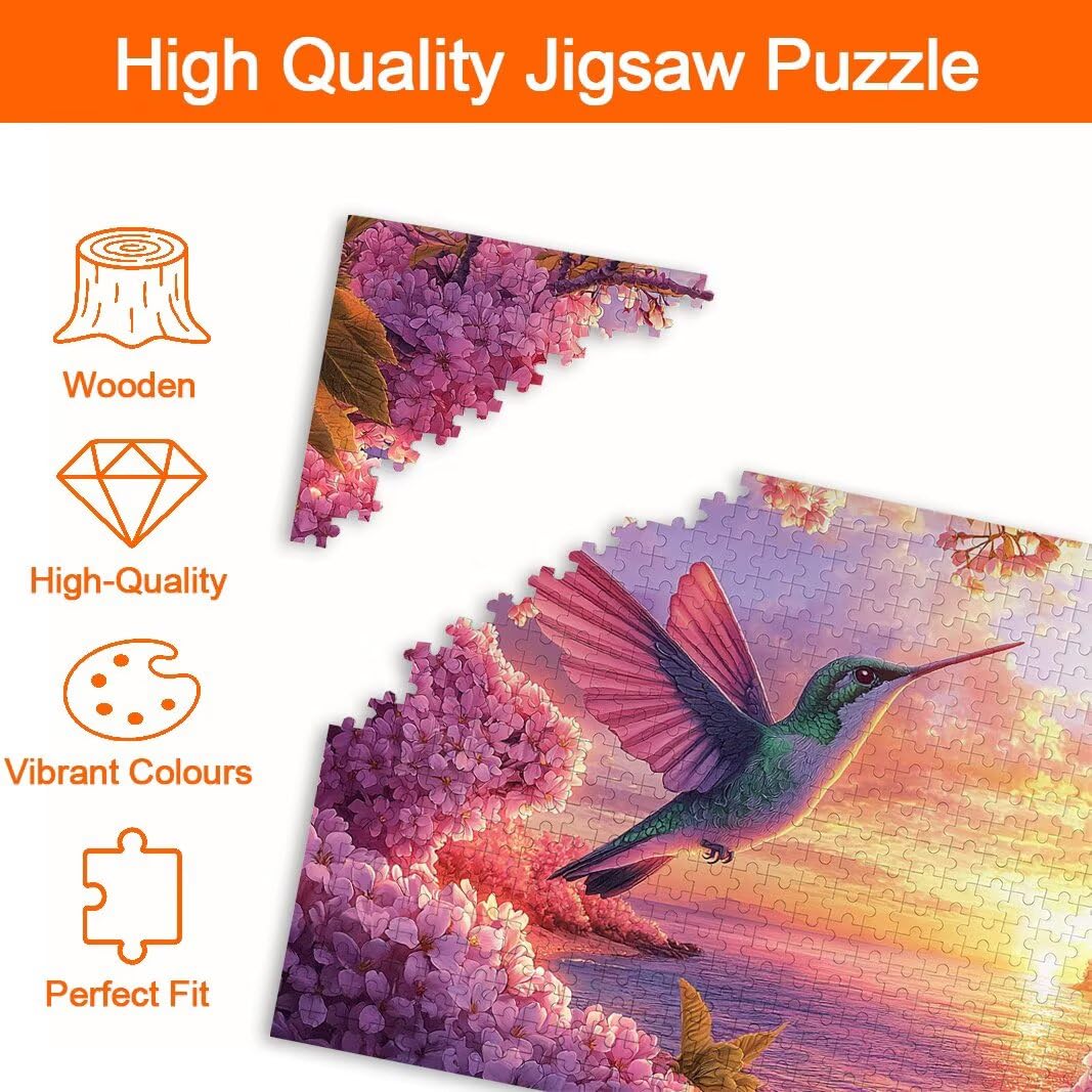 Puzzle Colibrì, Puzzle 5000 Pezzi Adulti per Decor, Regalo Donna/Uomo -8472