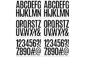 3 Inch Self-Adhesive Alphabet Letter Stickers