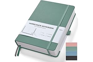 Journal Notebook: 320 Pages Thick, Hardcover Leather Journals for Men, Women, College-Ruled...