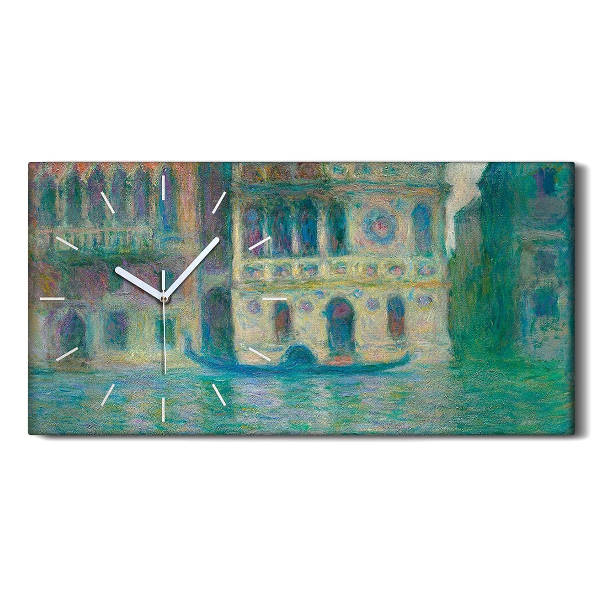 Horloge sur toile salon et chambre - Ambiance Venise Palazzo Dario