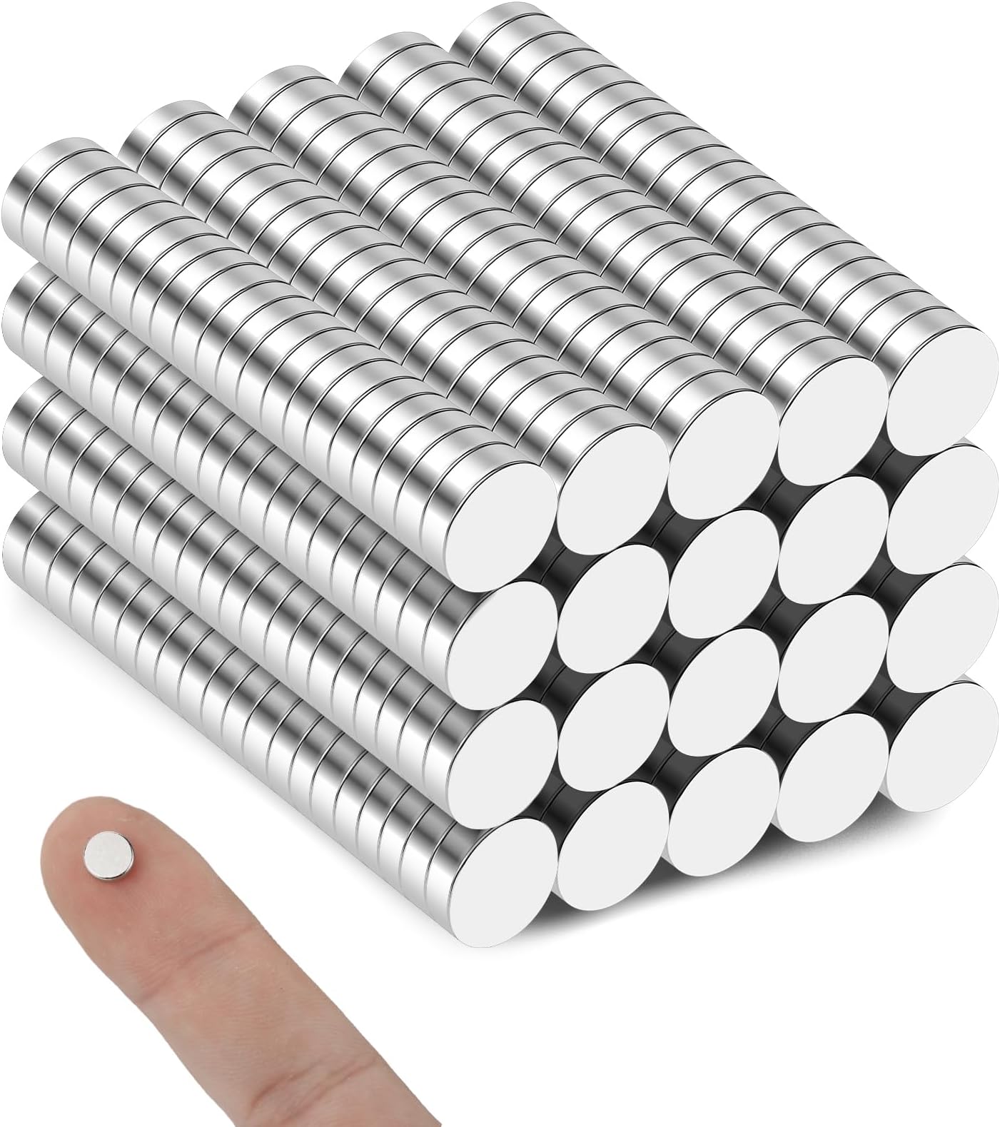 - Small Magnets, 400 Pack Refrigerator Magnet 6x2mm Rare Earth Magnets Neodymium Magnet for Crafts, Whiteboard, Kitchen Cabinet