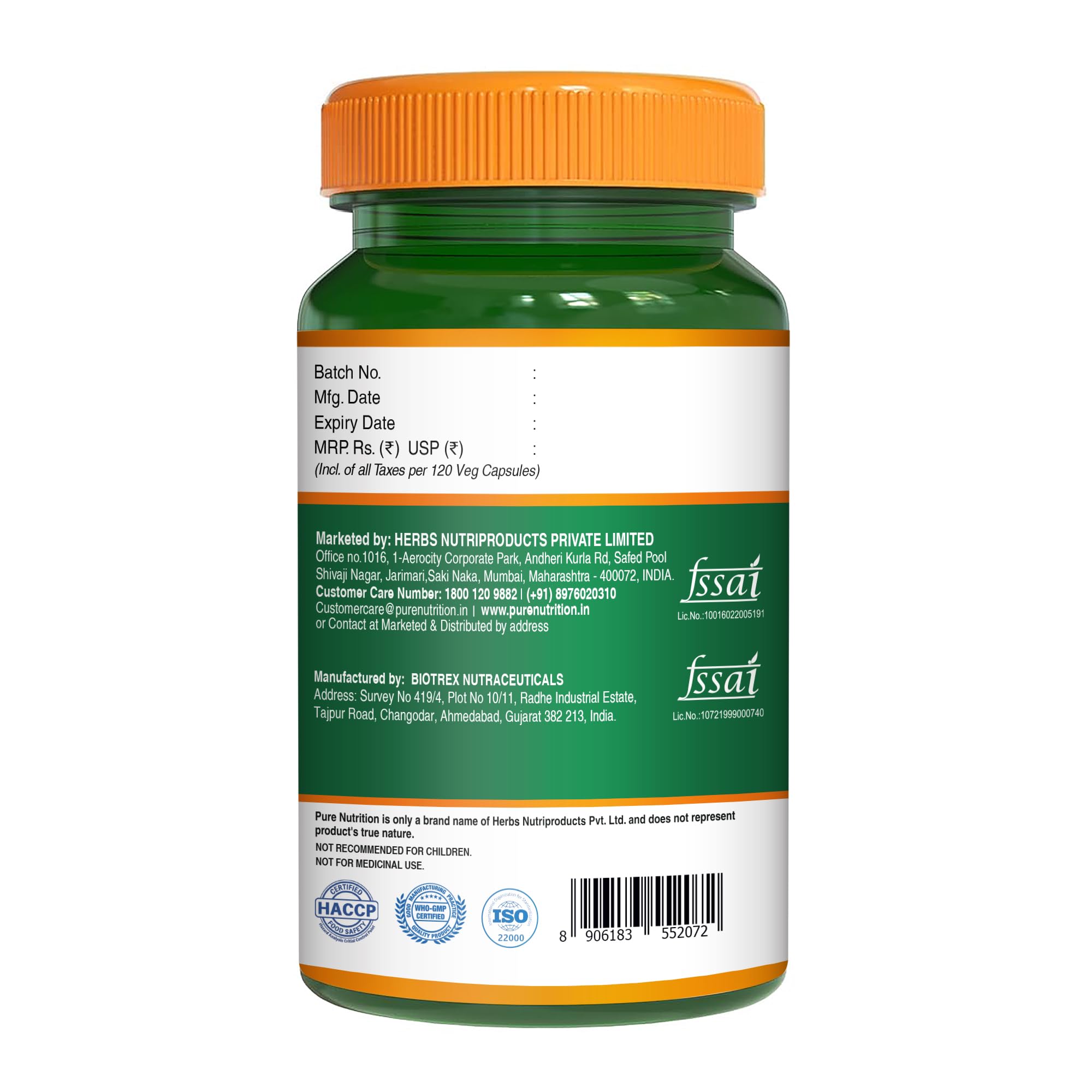 Pure Nutrition Thyro Pro - 120 Veg Capsules | With Ashwagandha, Iodine & Selenium | Supports Thyroid Function, Balances Hormones| Promotes Overall Wellness - Image 5 thumbnail