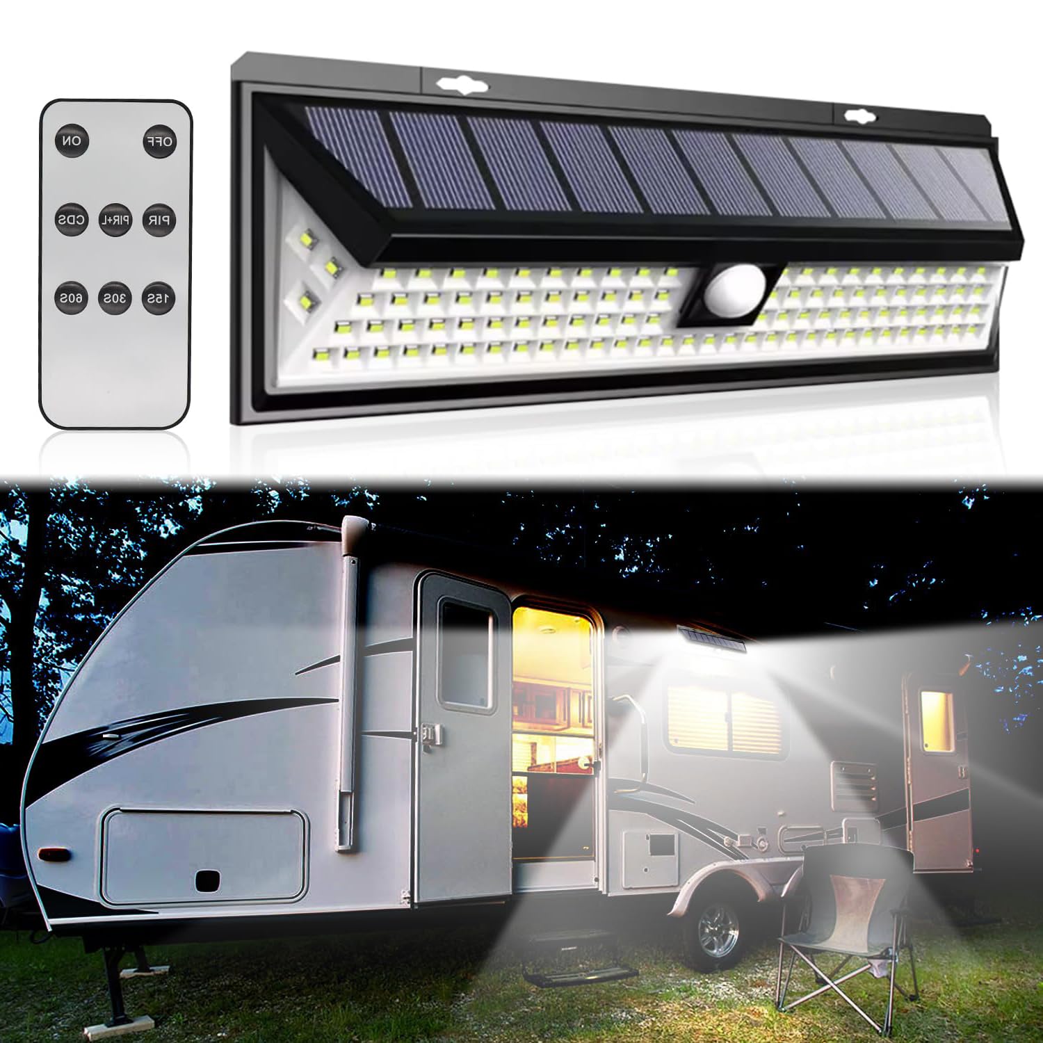Luce RV impermeabile, 12V/24V RV LED Luce Universale 8W Impermeabile Tenda Portico Lampada Bar Illuminazione esterna