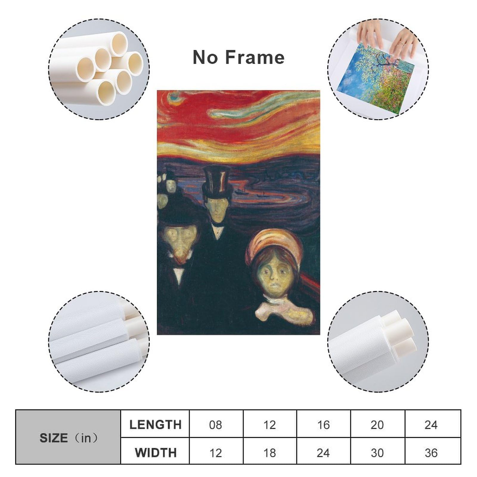 ムンクMunch [ 慰め ]1894年作/ 厚紙に色鉛筆( 複製画 ) /額装 ムンクMunch [ 慰め ]1894年作/ 厚紙に色鉛筆( 複製画 ) /額装