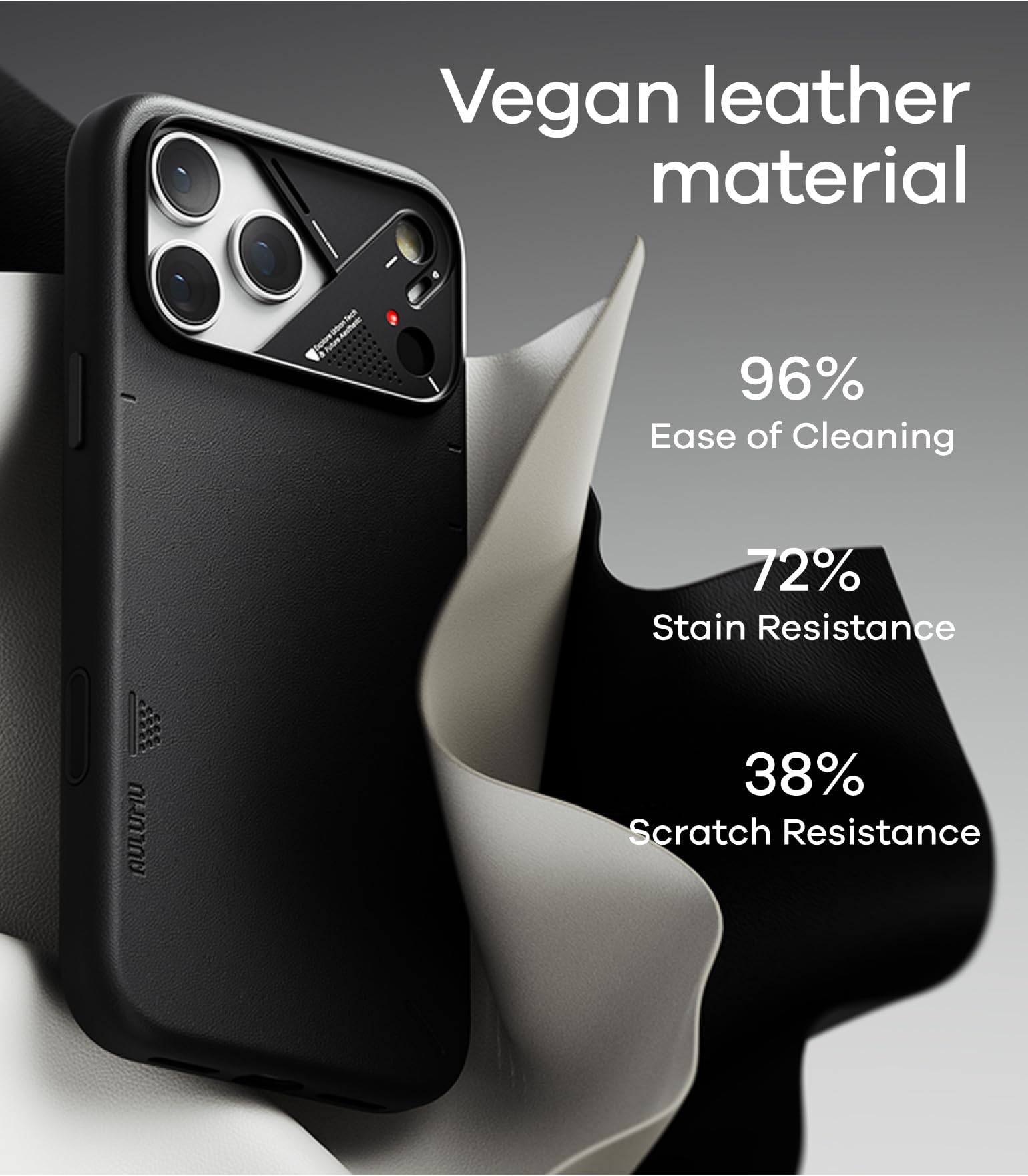 Amazon.com: Aulumu A17 Vegan Leather CoolHyper iPhone 17 Pro Max