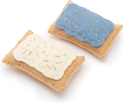 Glaciart One Juego de juguetes de lana Poptarts para gatos con hierba gatera (2 piezas) Lindo juguete para gatos para interacciĂłn y alivio del Glaciart One Juego de juguetes de lana Poptarts para gatos con hierba gatera (2 piezas) Lindo juguete para gatos para interacciĂłn y alivio del