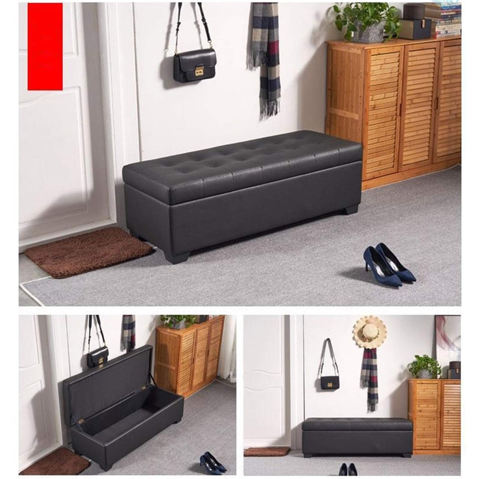 Amazon｜オットマンフットスツールベッドエンドソファスツール快適な