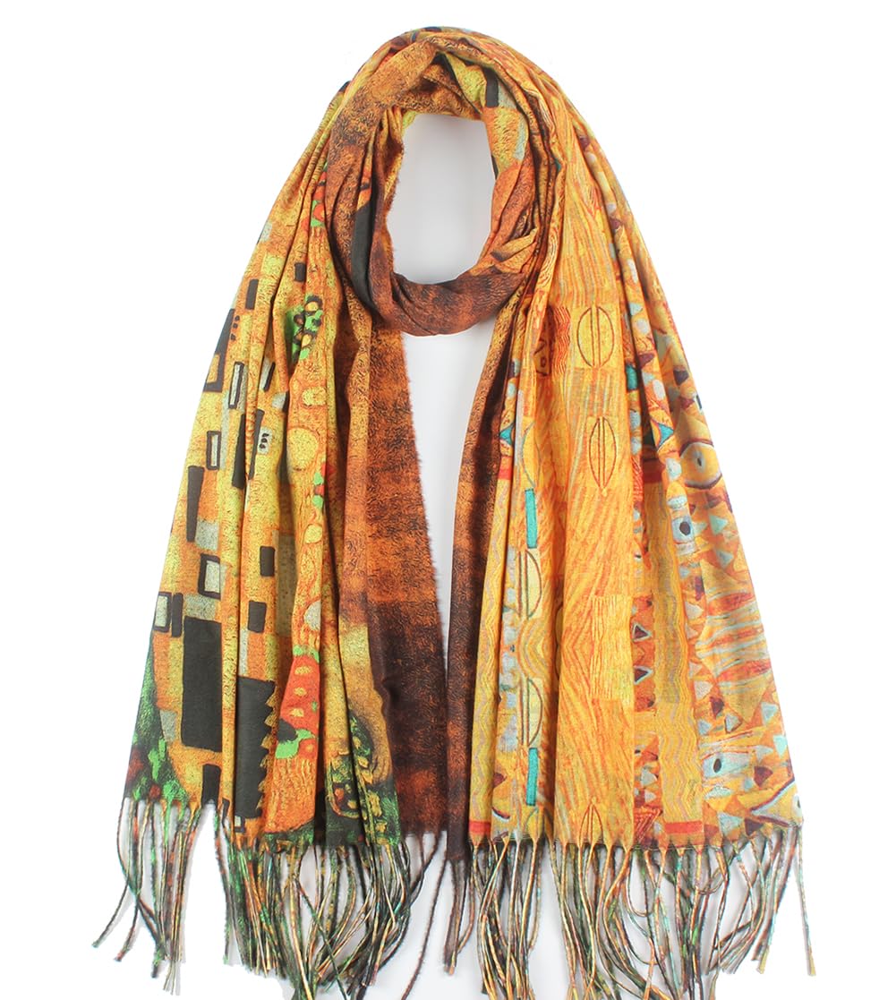 UmjetnostUmjetnost Soft Cashmere Feel Scarf For Women Winter Warm Scarves Large Shawl Wrap Monet Van Gogh Art Print