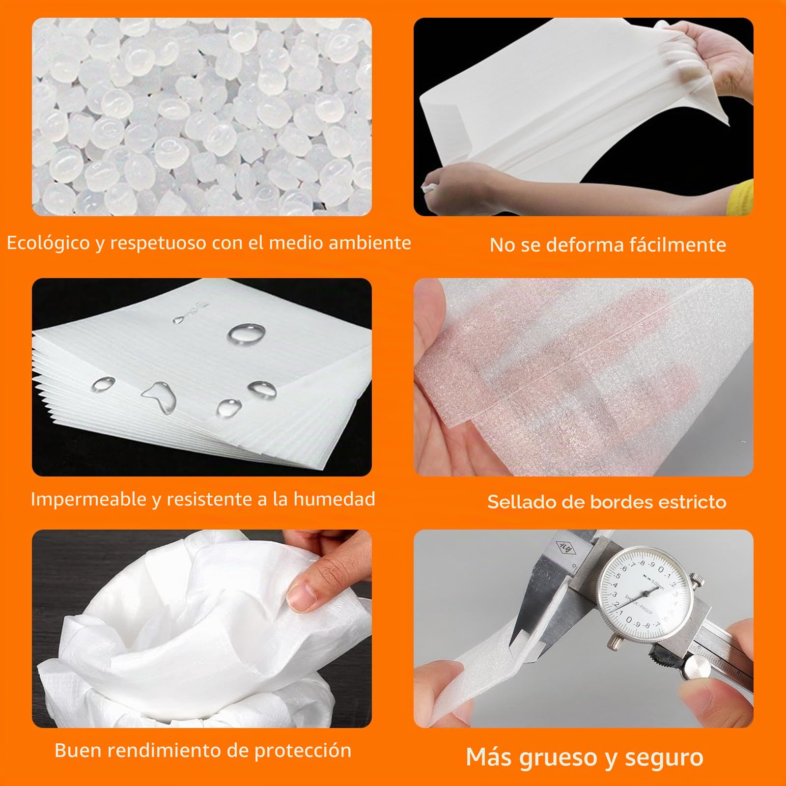 100 Piezas Mudanza Espuma de Embalaje 30x30cm Hojas de Espuma de Papel Burbuja Movimiento Cartón Espuma Hojas Foam Sheet Envoltura de Espuma para Platos, platos, vasos, tazas