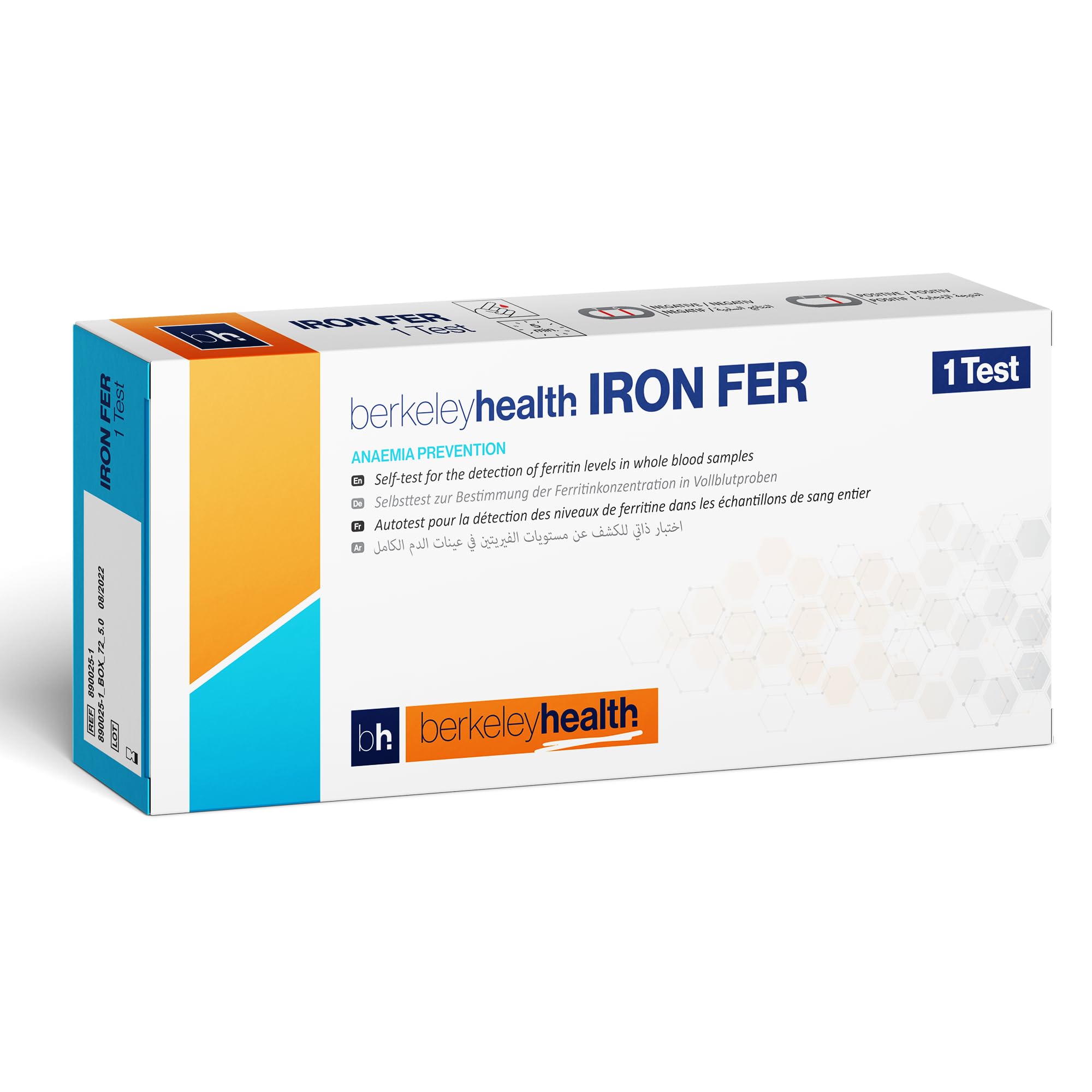 Buy Berkeley Ferritin Home Test Kit for Anaemia Detect Iron
