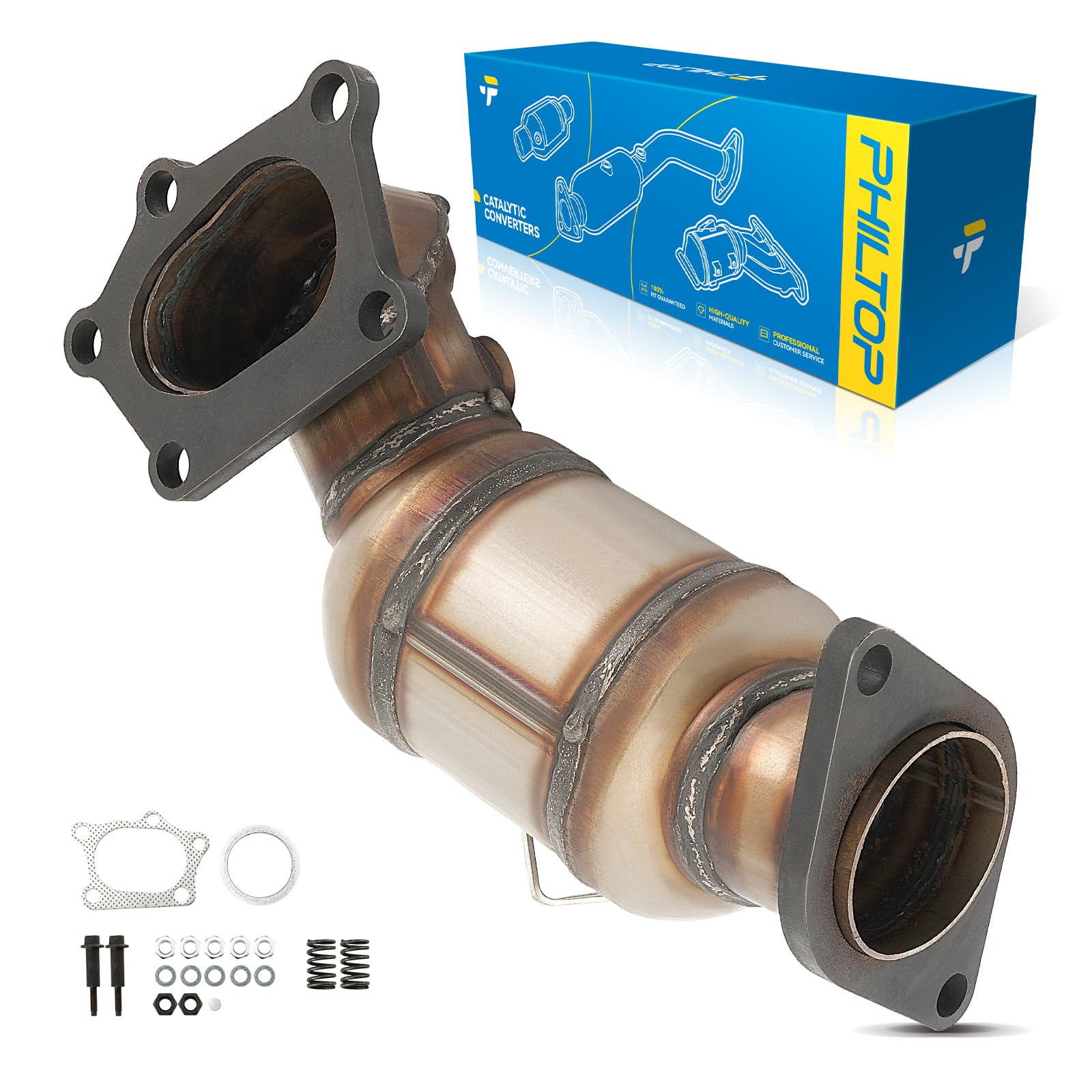 Amazon.com: PHILTOP High FLow Stainless Steel Catalytic Converter