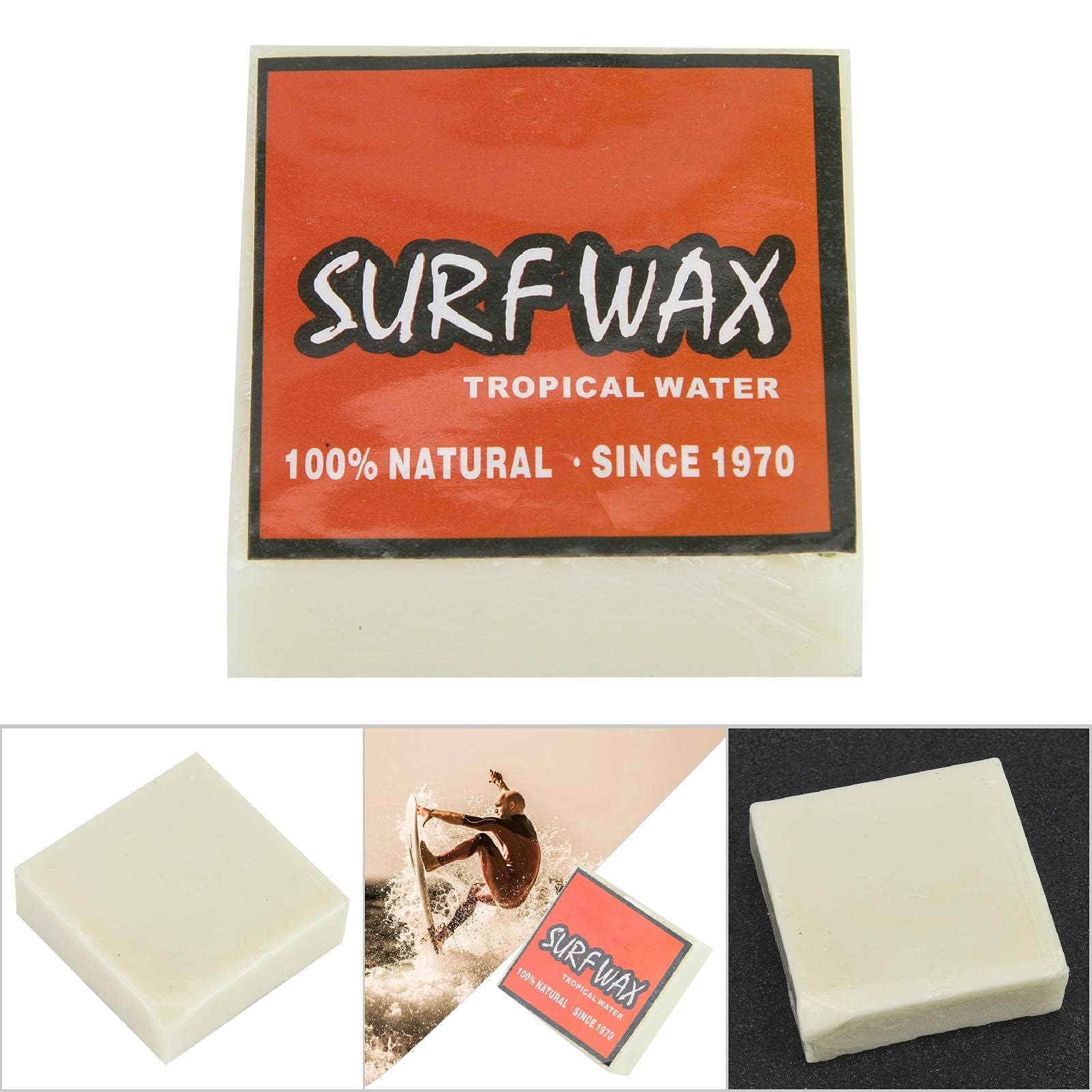Alomejor Skateboard Ceras Surfboard Cera Antideslizante Surf Cera para Surfboard Skimboard Cera(Red)