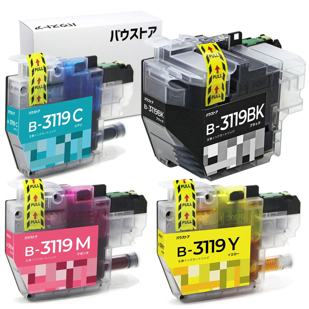 Amazon.co.jp: バウストア Brother LC3119 LC3119-4PK 対応 互換インク