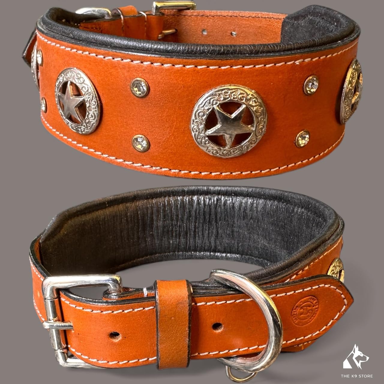Buy THE K9 STORE Premium Handcrafted Leather Dog Collar with